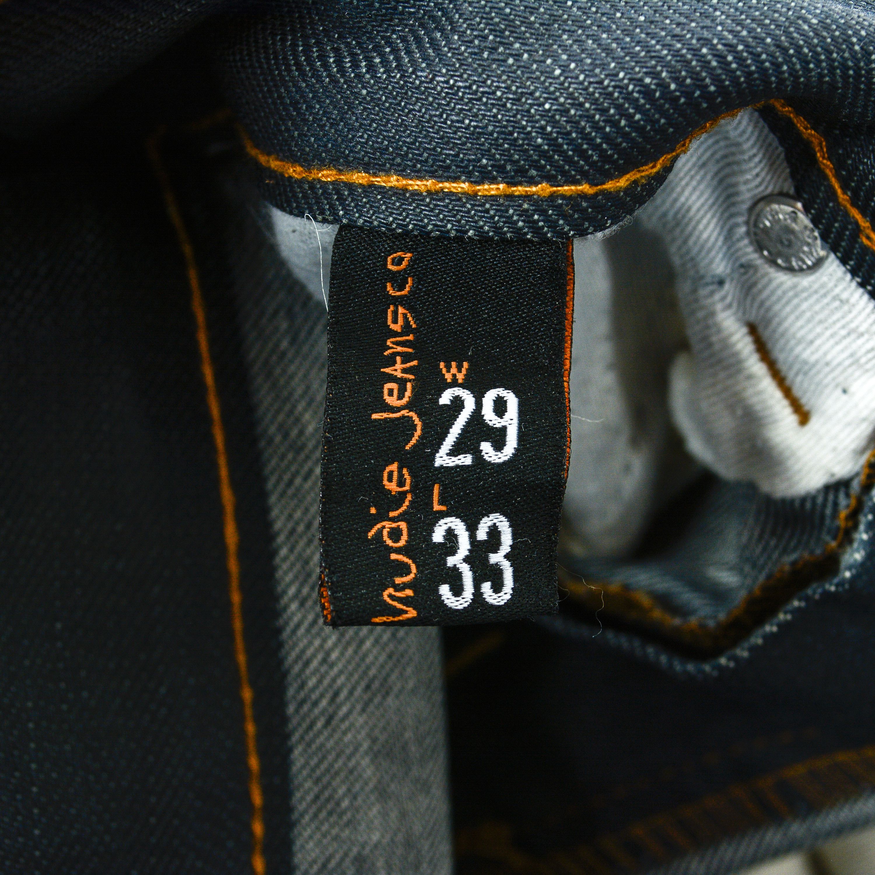 Nudie Jeans Slim Jim Dry Japan W29 L33 RAW Unwashed Denim Pants Trousers Size US 29 - 7 Thumbnail
