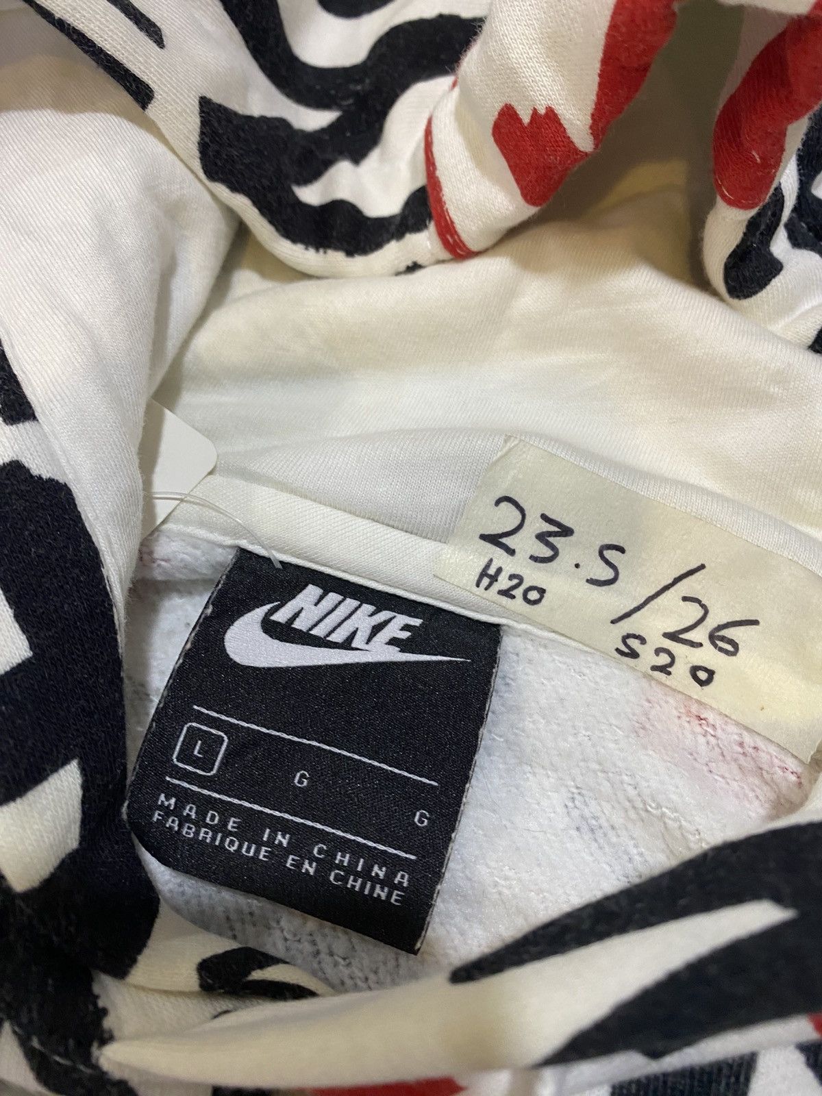 Nike Nike AOP Graffiti Hoodie White Red Black Size Large Size US L / EU 52-54 / 3 - 6 Thumbnail