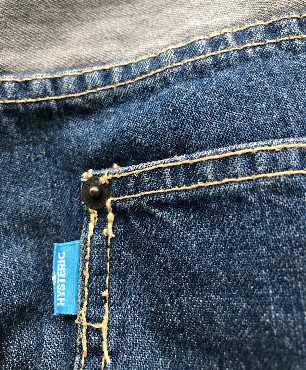 Hysteric Glamour × Vintage Vintage Hysteric Glamour Patchwork Denim Size 28" / US 6 / IT 42 - 12 Thumbnail