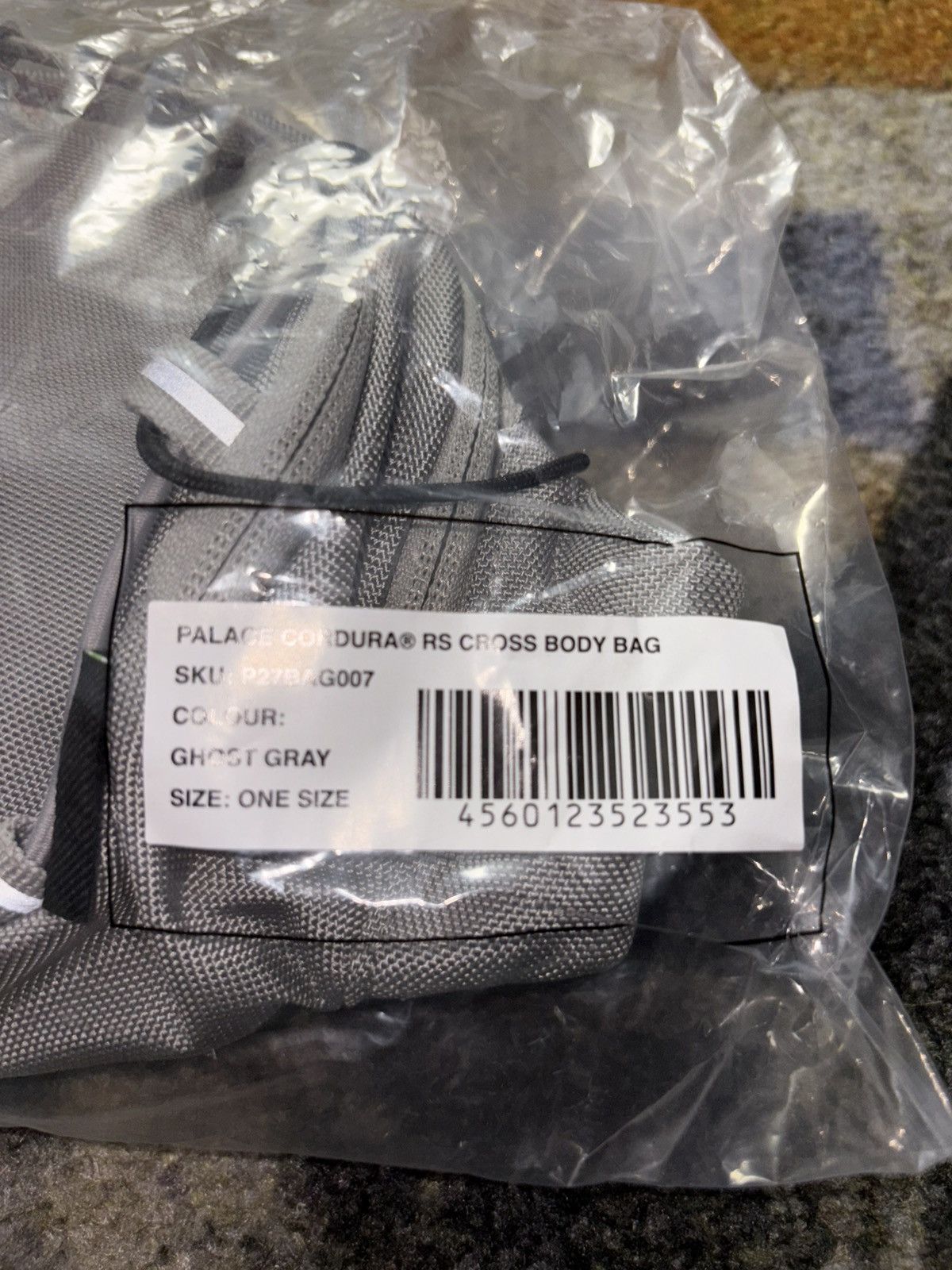 Palace Palace Cordura RE Crossbody Bag Ghost Gray Size ONE SIZE - 5 Thumbnail