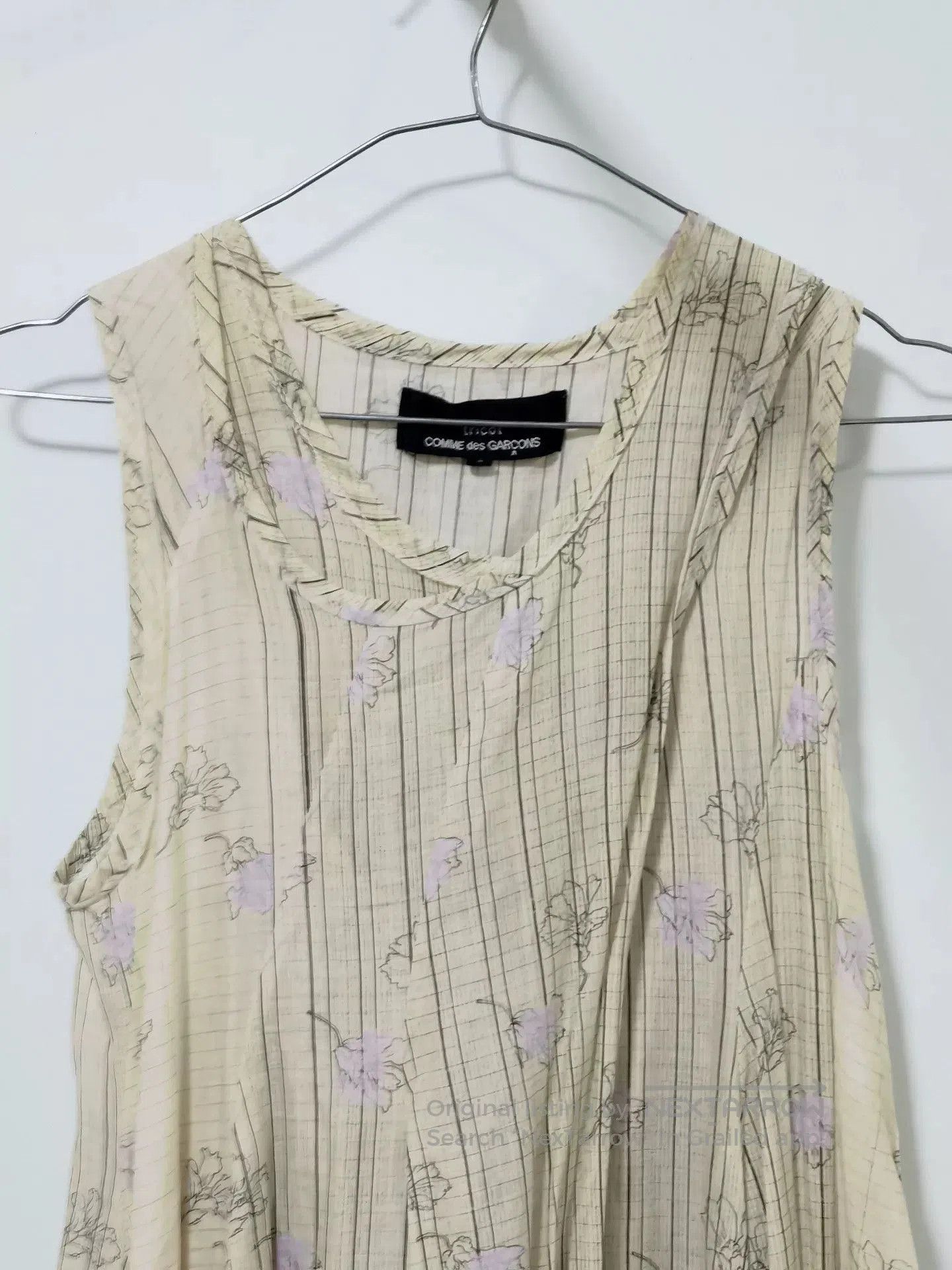 【tricot COMMEdesGARÇONS】Sleeveless dress Comme des Garcons Tricot Print Sleeveless Dress.