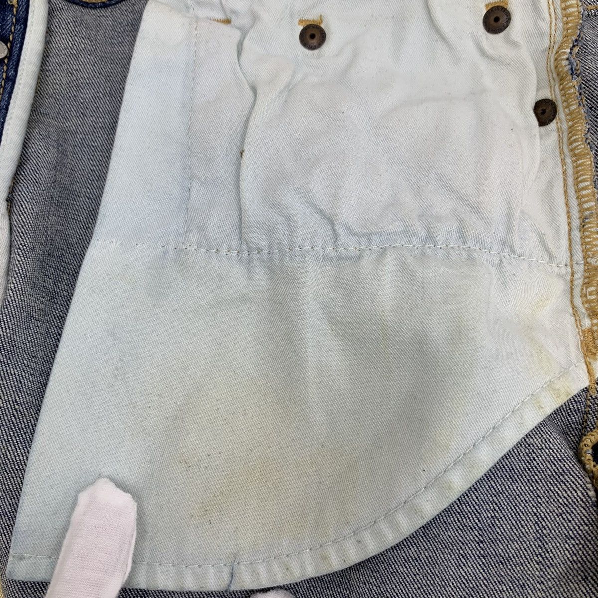 Dsquared2 Dsquared2 Dark Blue Ripped Patchwork Denim Pants K26WX Size US 28 / EU 44 - 9 Thumbnail