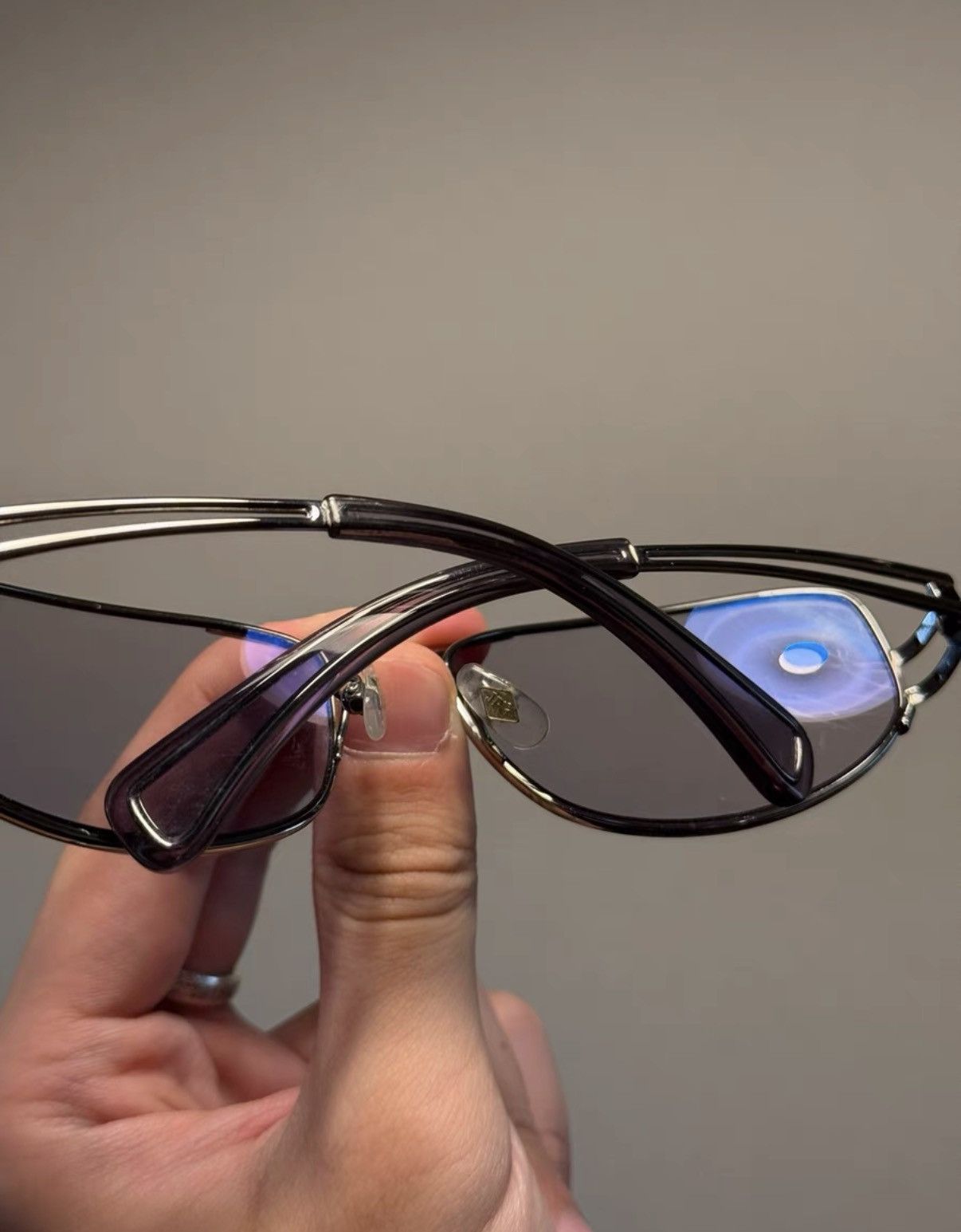 Jean Paul Gaultier Jean Paul Gaultier Curved Temple Sunglasses K24 Size ONE SIZE - 6 Thumbnail