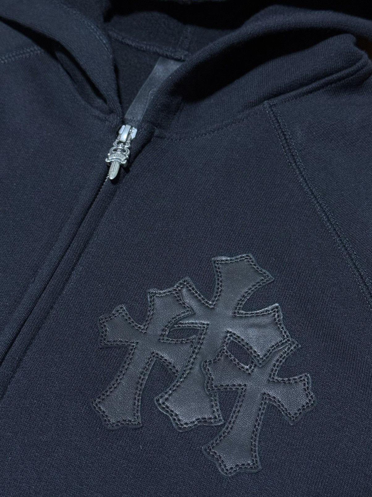Chrome Hearts Chrome Hearts Cross Patch Paper Jam Zip Up Hoodie Size US M / EU 48-50 / 2 - 3 Thumbnail
