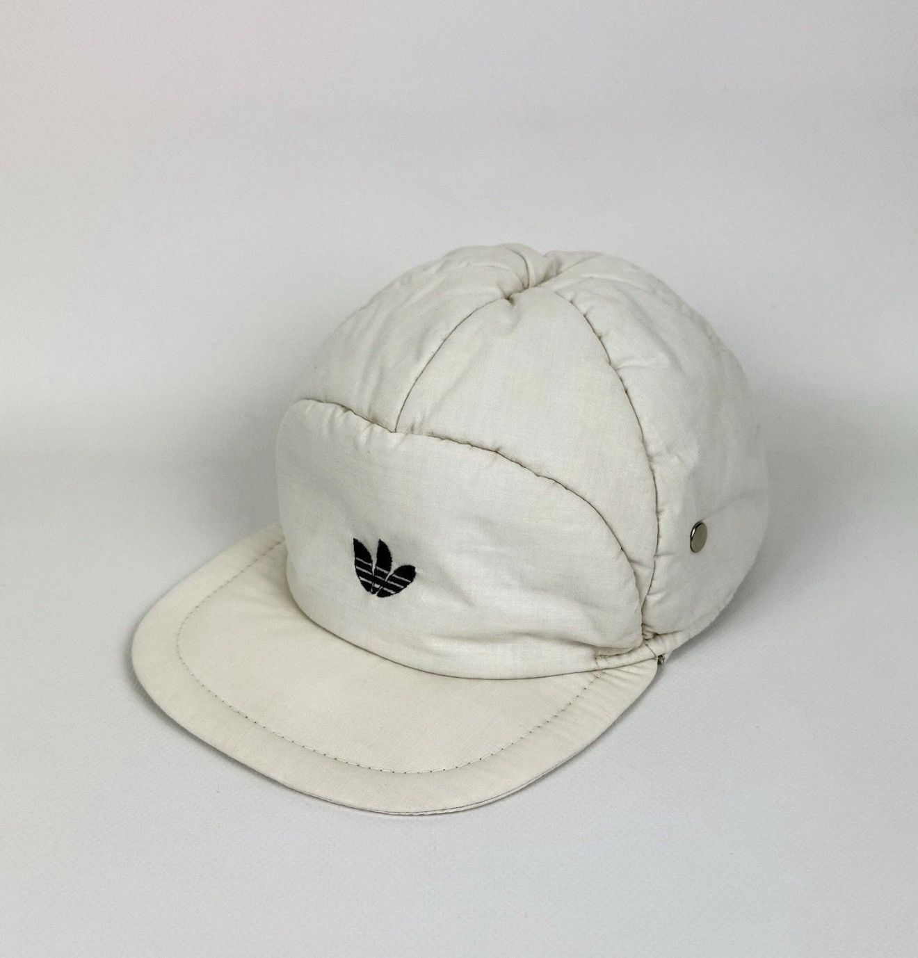 Adidas Vintage Adidas Made in West Germany Hat Cap White Insulated Size ONE SIZE - 1 Thumbnail