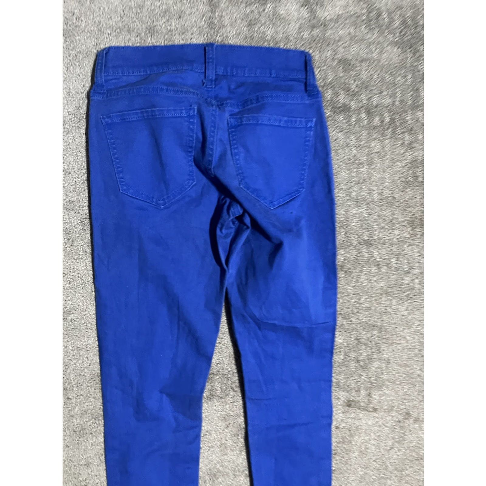 Old Navy Old Navy Womens Mid Rise Rockstar Super Skinny Royal Blue Jeans Size 2 Size 26" / US 2 / IT 38 - 4 Thumbnail