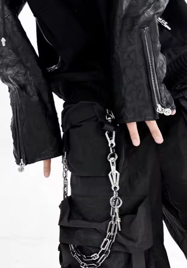 Jewelry PUNK Heavy Lndustry Mechanical Trouser Chain Size ONE SIZE - 5 Thumbnail