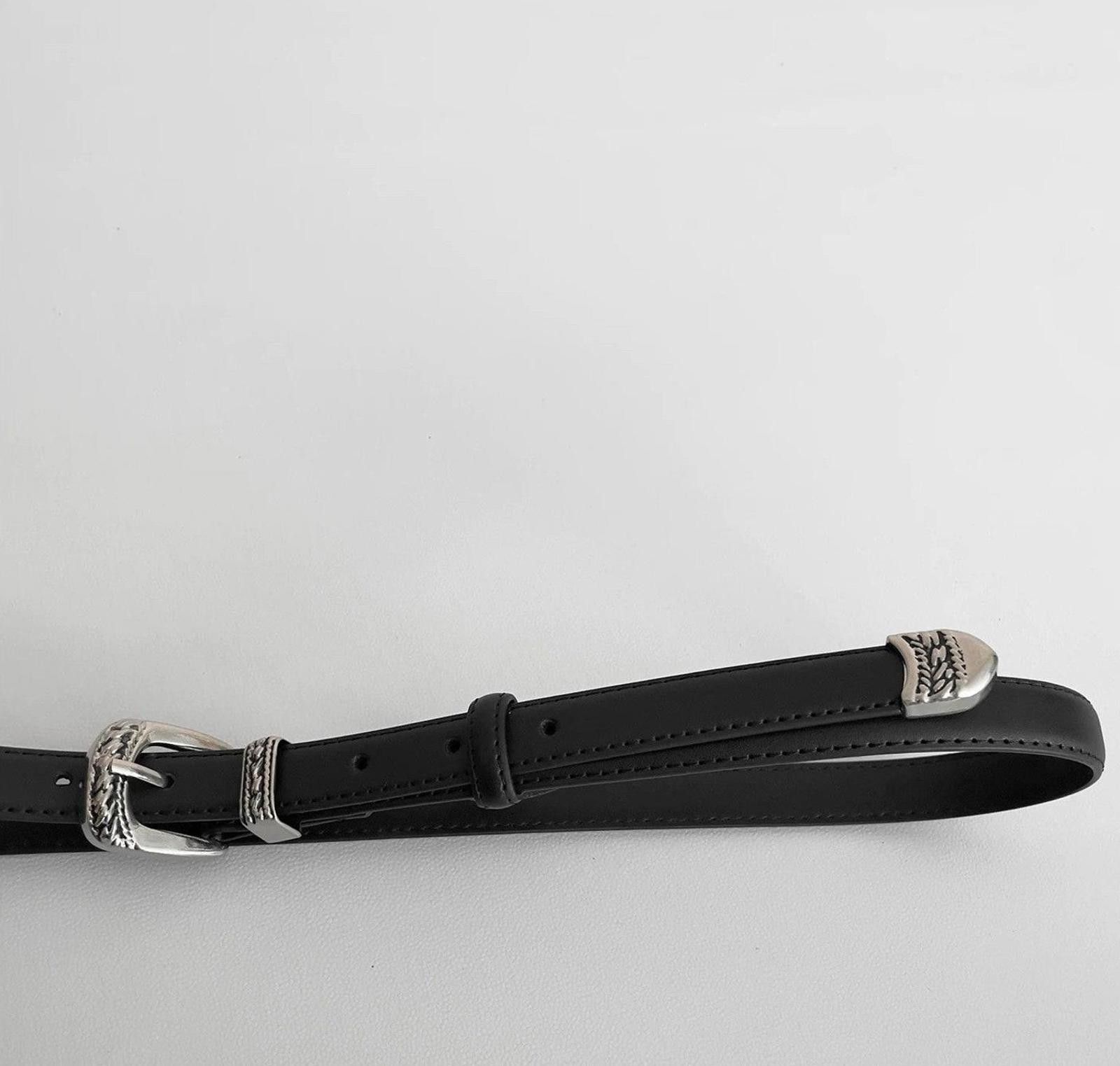 Jewelry Retro Metal Belt – Simple Silver, Versatile Fit Size ONE SIZE - 4 Thumbnail