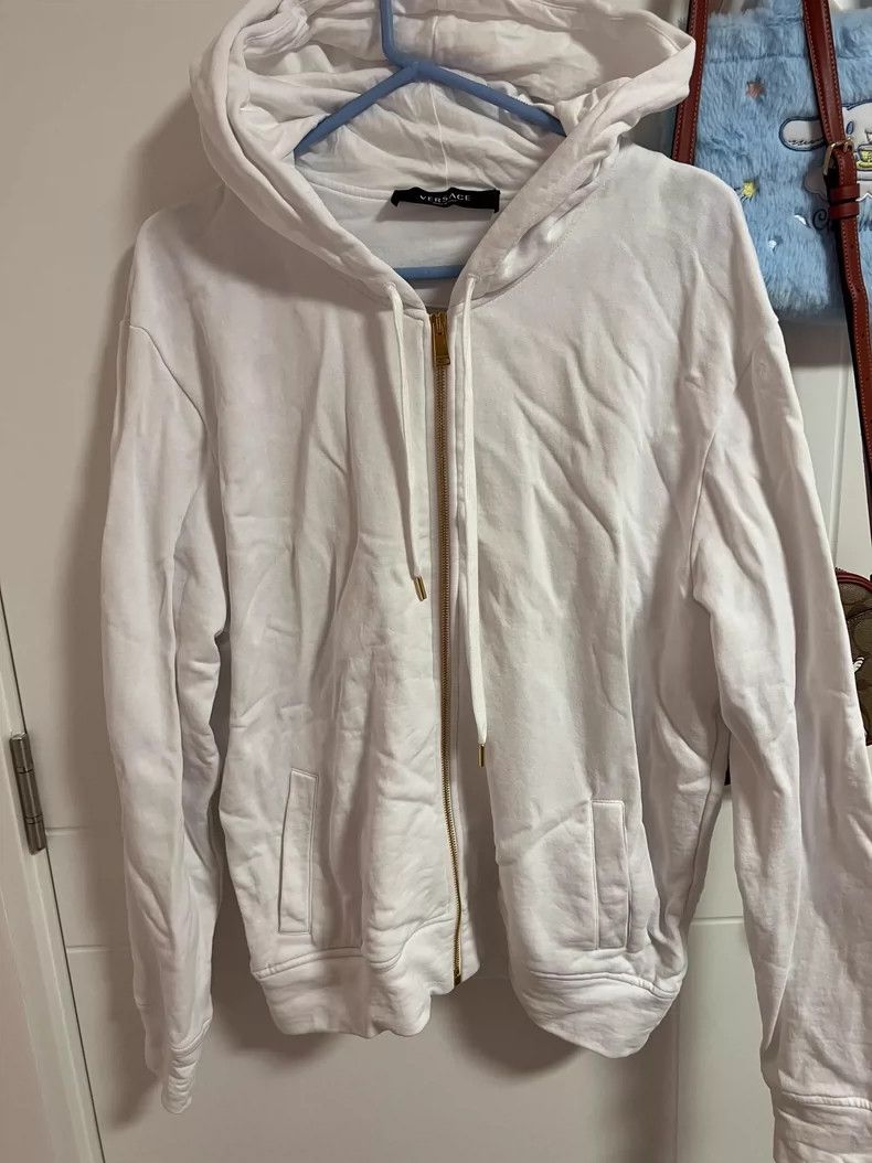 Versace Versace Medusa embroidered hooded sweatshirt cardigan jack Size M / US 6-8 / IT 42-44 - 1 Thumbnail