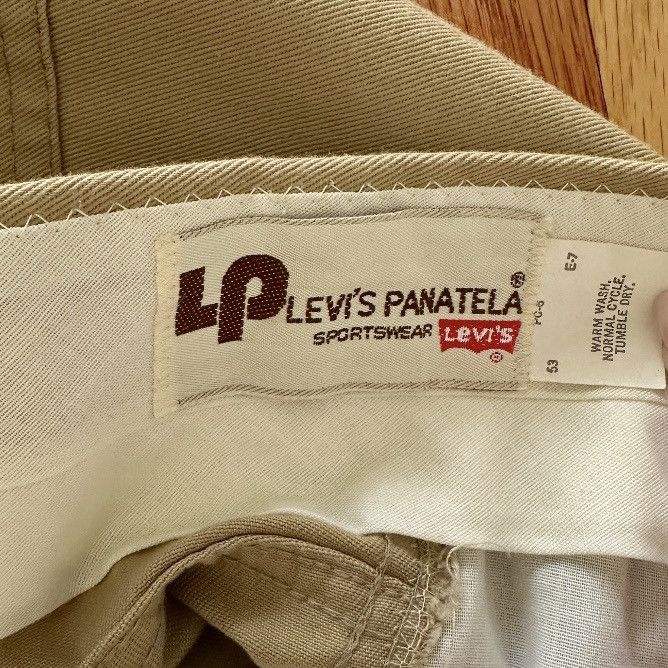 Levi's Vintage Clothing VINTAGE 1970s LEVI'S PANATELA CHINO PANTS WIDE FLARE 38/32 Size US 38 / EU 54 - 5 Thumbnail