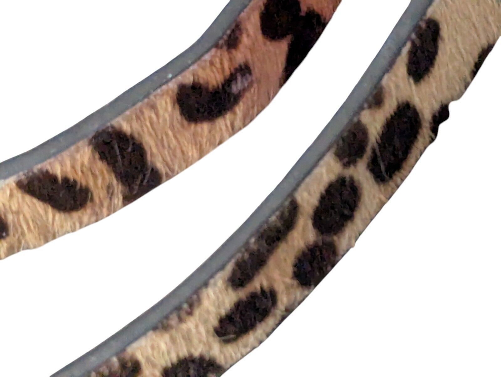 Gap Gap Leopard Print Small Cow Leather Belt Womens Brown Beige Size ONE SIZE - 2 Thumbnail