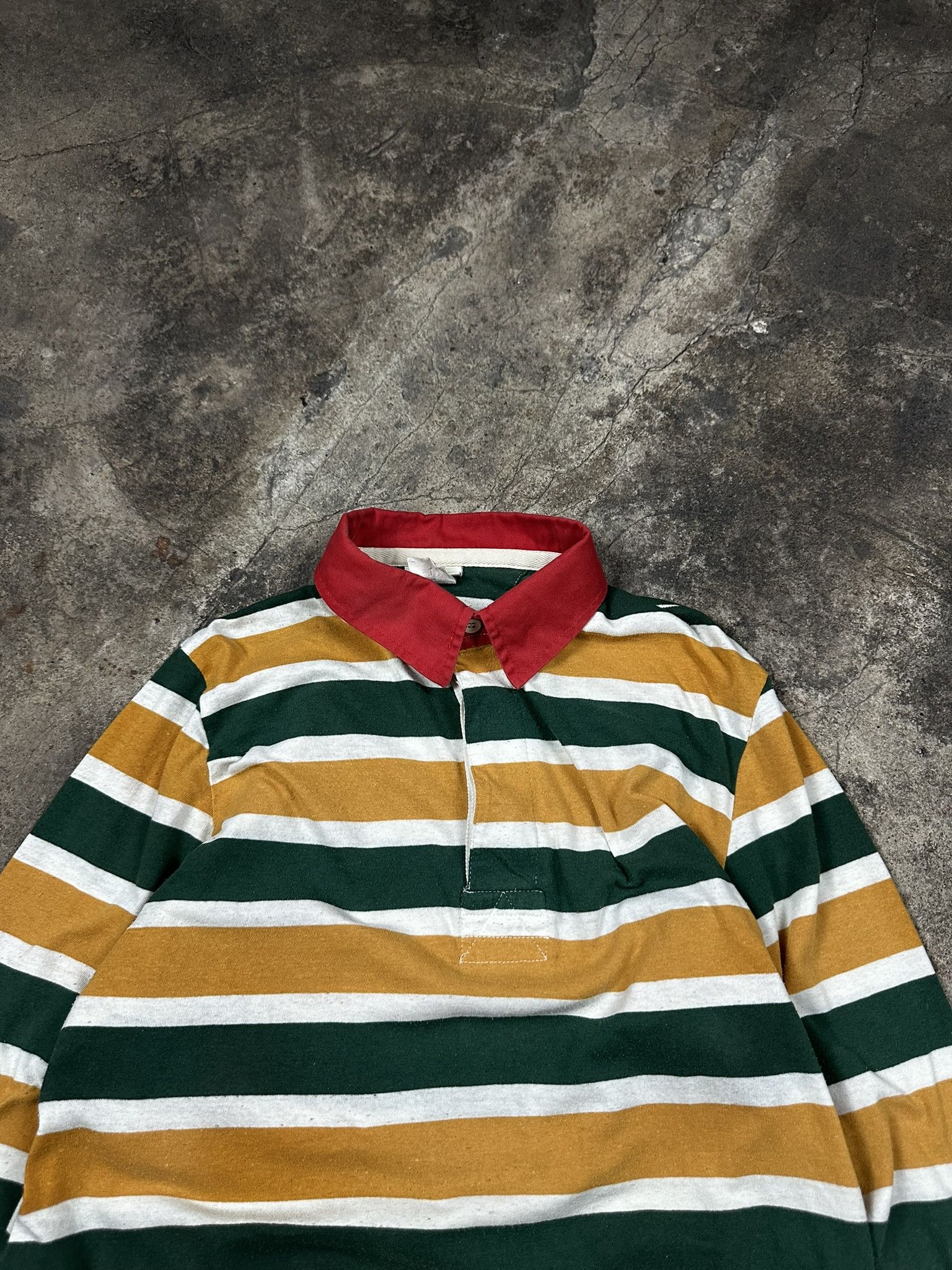Dries Van Noten Dries Van Noten "Q" Rugby Longsleeve Stripped Polo Size US M / EU 48-50 / 2 - 3 Thumbnail