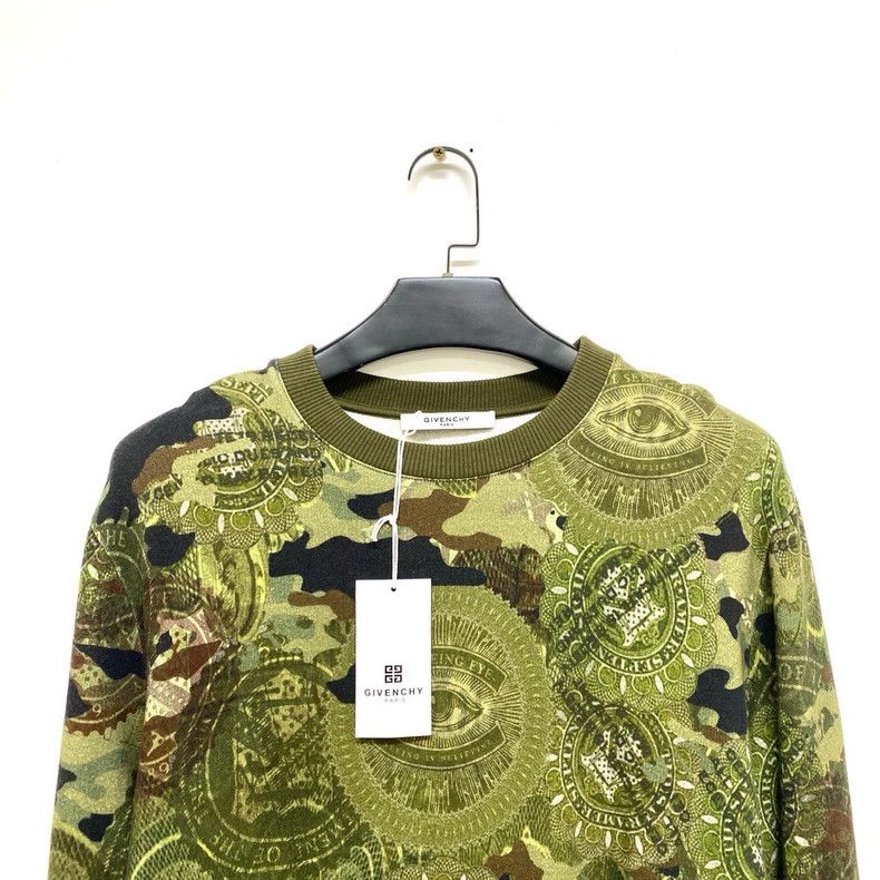 Givenchy Givenchy Barrage Camouflage Sweatshirt, Size L, Shoulder W Size US L / EU 52-54 / 3 - 3 Thumbnail