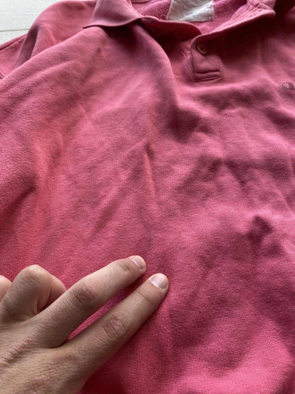 Champion × Vintage 🔥80s Champion Usa Know Now Pink Button Sweatshirt Mens Rare Size US L / EU 52-54 / 3 - 9 Thumbnail