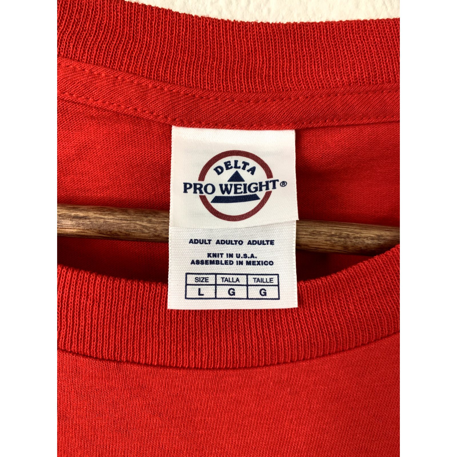 Delta Delta Pro Weight Live To Ride Eagle Red Graphic T-Shirt Size US L / EU 52-54 / 3 - 5 Thumbnail