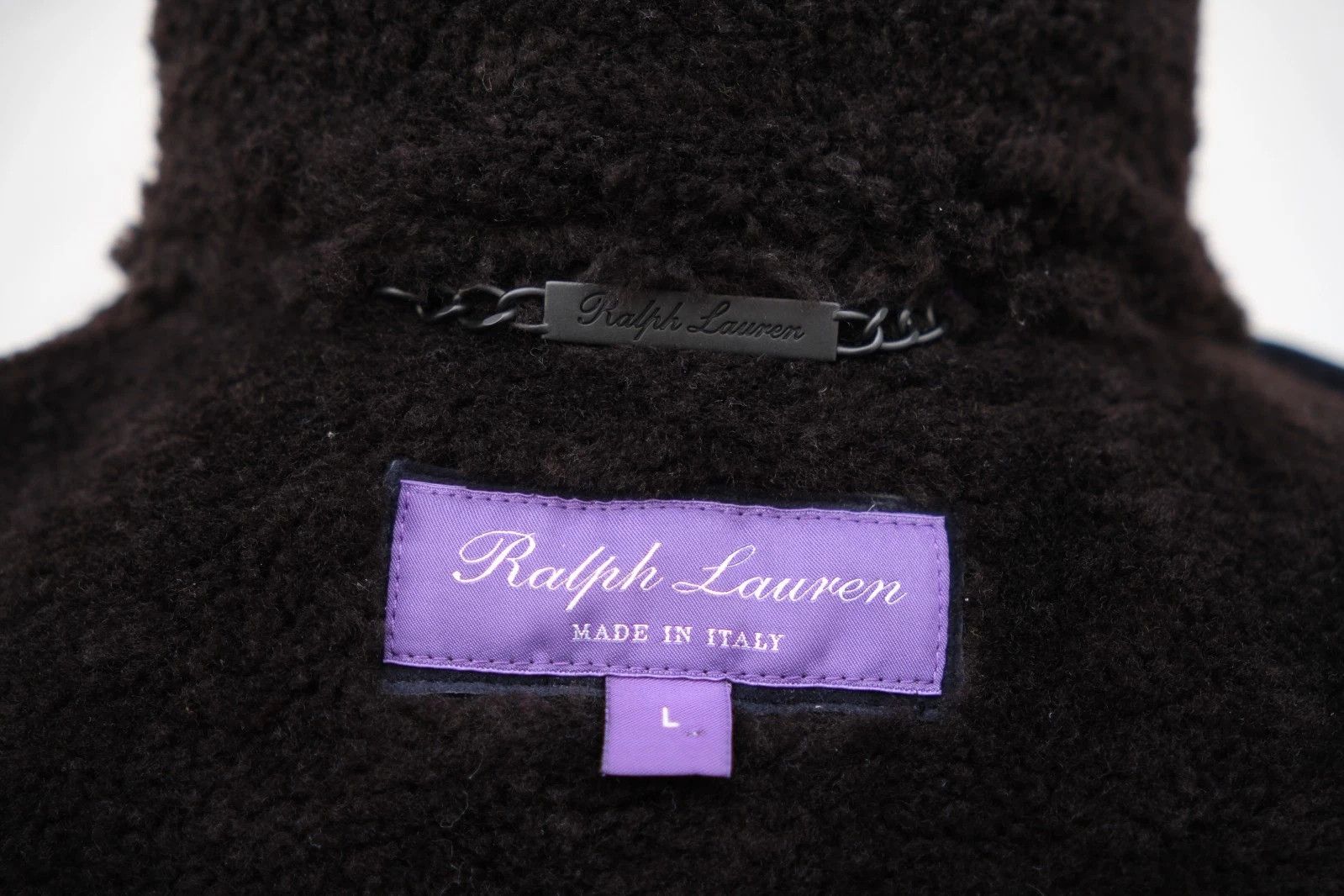 Ralph Lauren Purple Label New Ralph Lauren Purple Label Shearling Leather A-2 Bomber Size US L / EU 52-54 / 3 - 7 Thumbnail