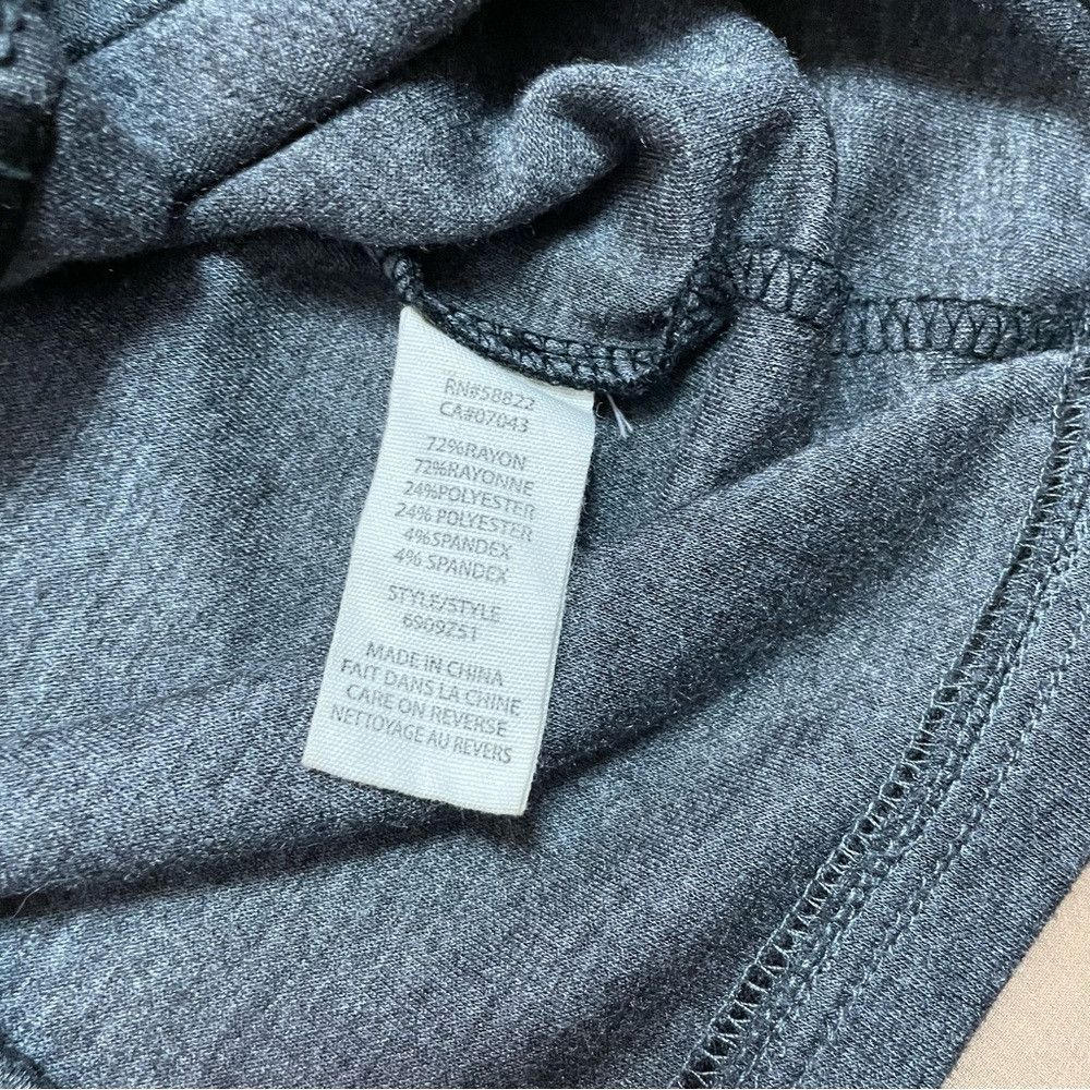 Other Max Studio Black Grey Long Sleeve Sweater Dress Size L Size L / US 10 / IT 46 - 8 Thumbnail