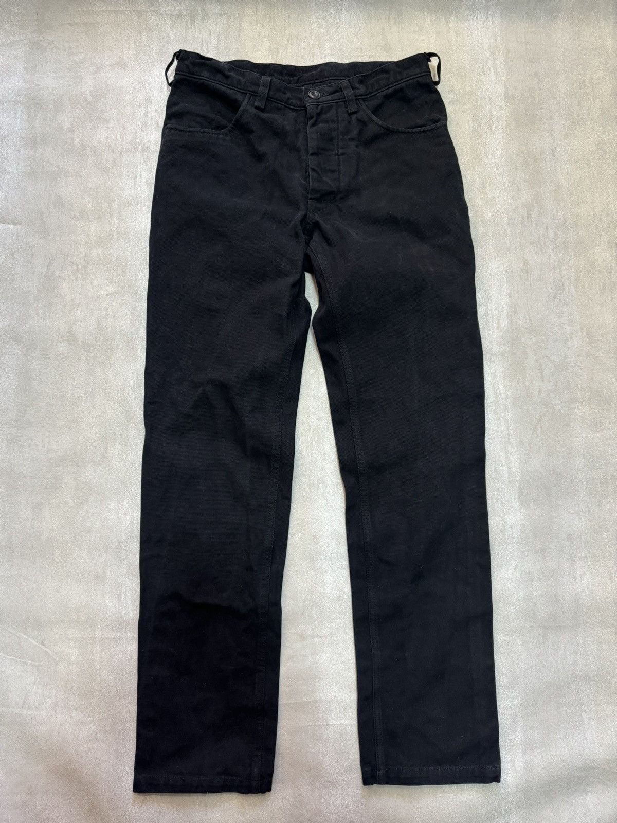 Other HEBTROCO CANDIANI DENIM JEANS ITALY JET BLACK DESIGNER 32/34 Size US 32 / EU 48 - 1 Thumbnail