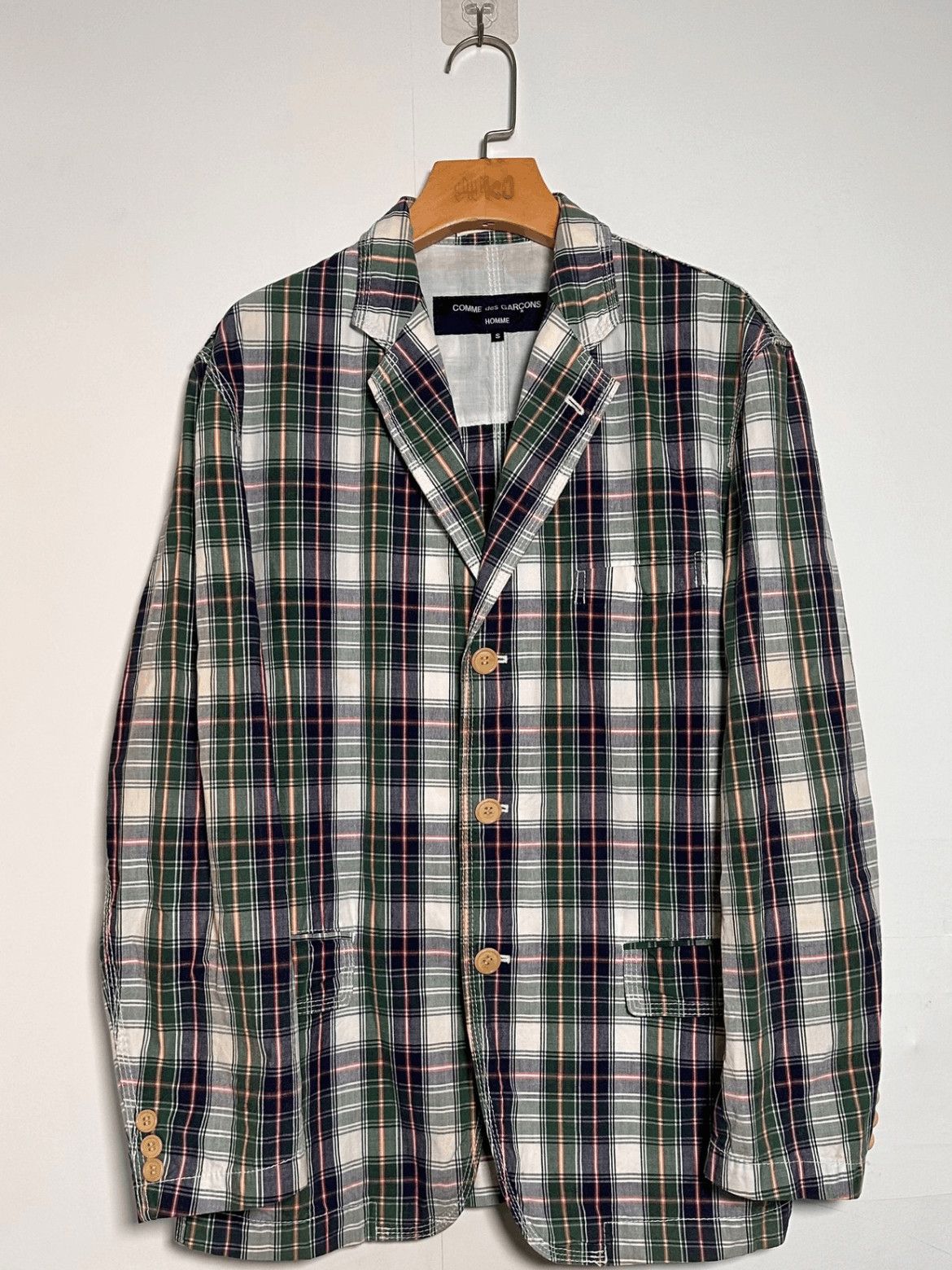 Comme Des Garcons Homme Plaid Jacket