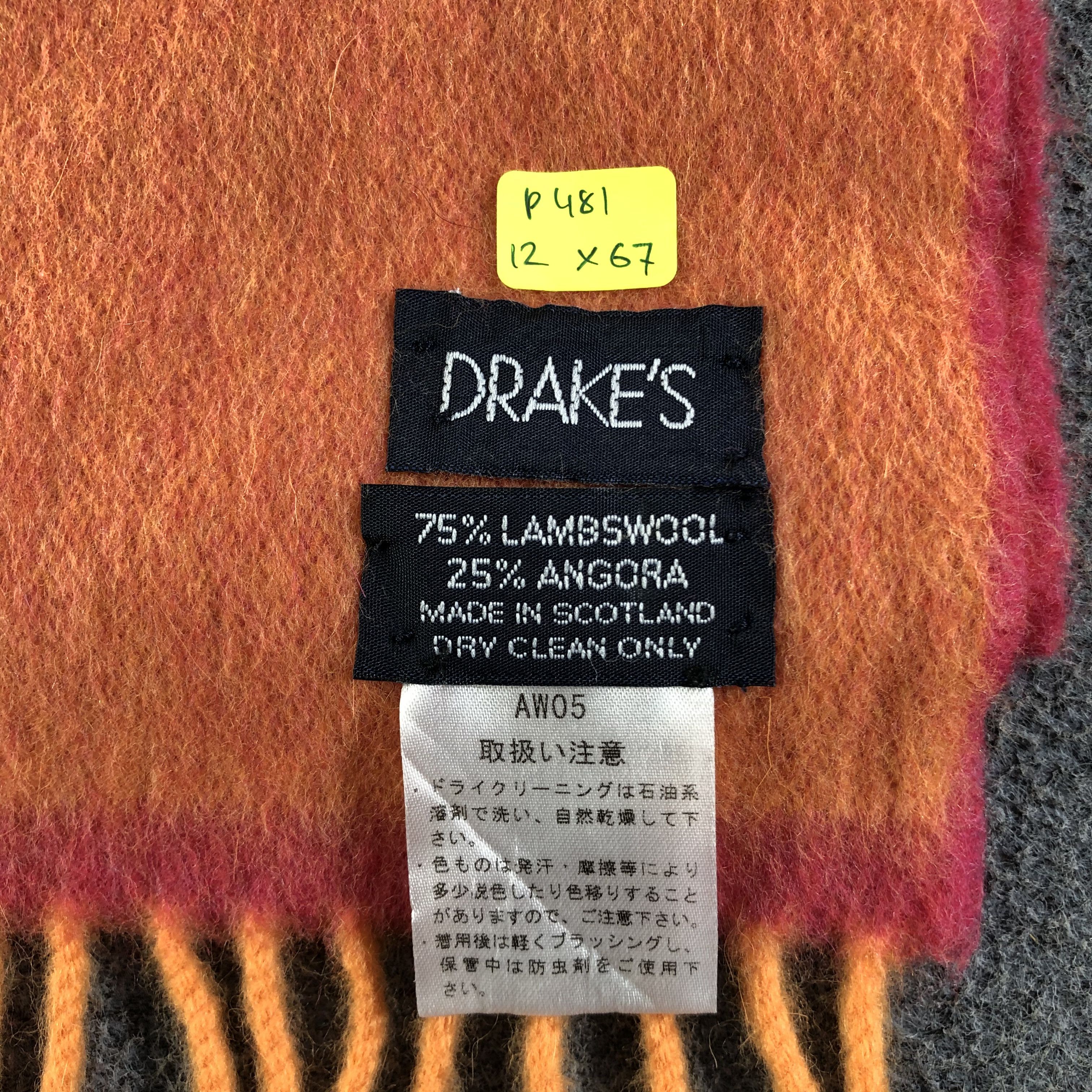 Drake's Drakes Scarf / Muffler / Neckwear Size ONE SIZE - 6 Thumbnail