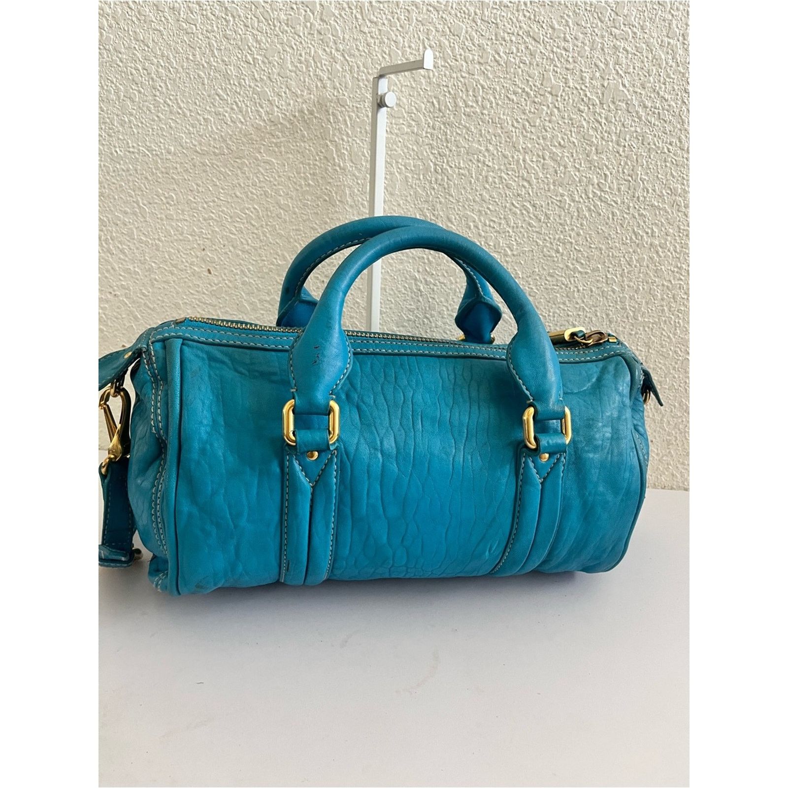 Burberry Burberry peppled leather Boston bag Size ONE SIZE - 6 Thumbnail