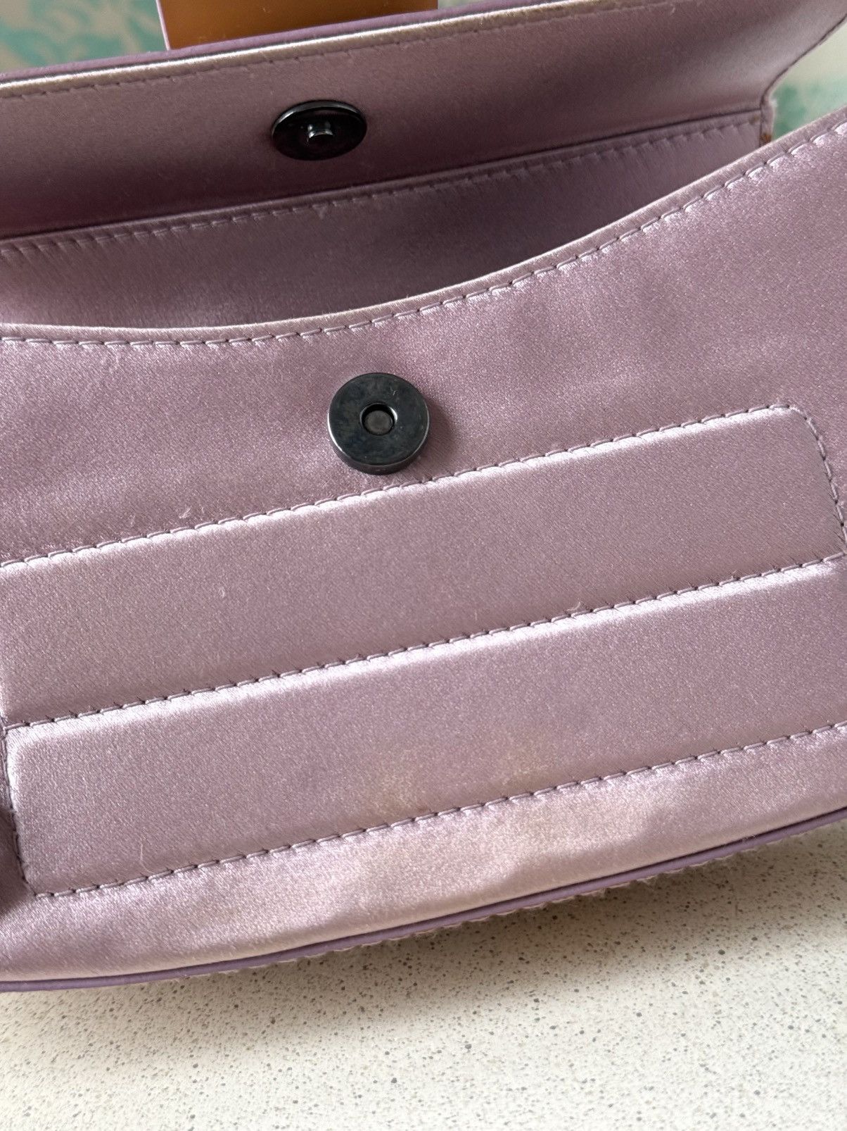 Dior 2002 Dior Street Chic Mini Columbus Pink Satin Clutch Bag Size ONE SIZE - 16 Thumbnail