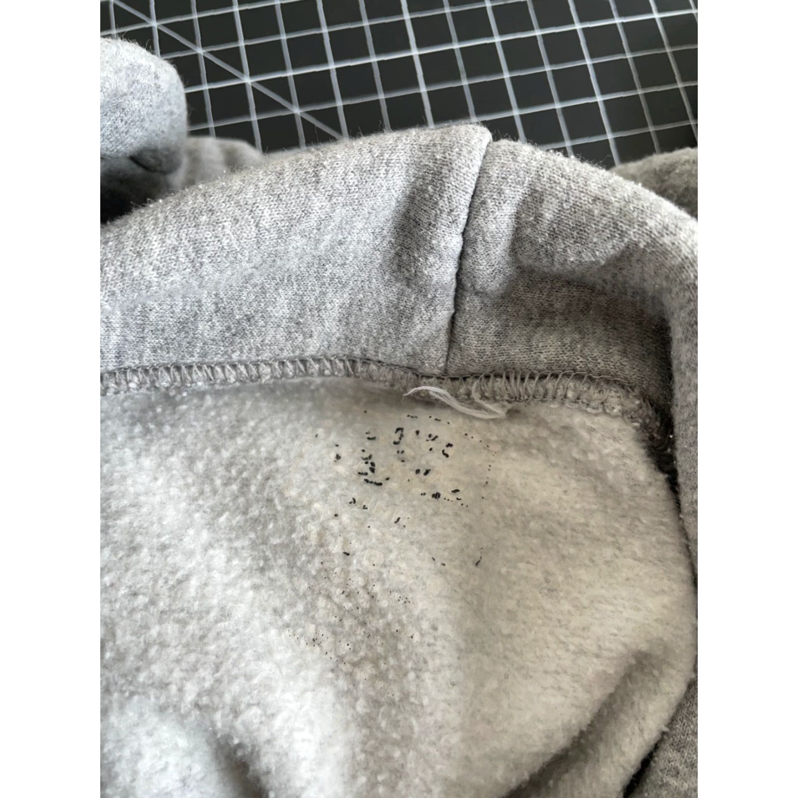 Vintage Clocks + Colours Hoodie Adult Medium Heather Gray Clocks + Colours Zero F's Given Graphic Print Pullover Crew Neck Drawstring Midweight Regular Men Size US M / EU 48-50 / 2 - 3 Thumbnail
