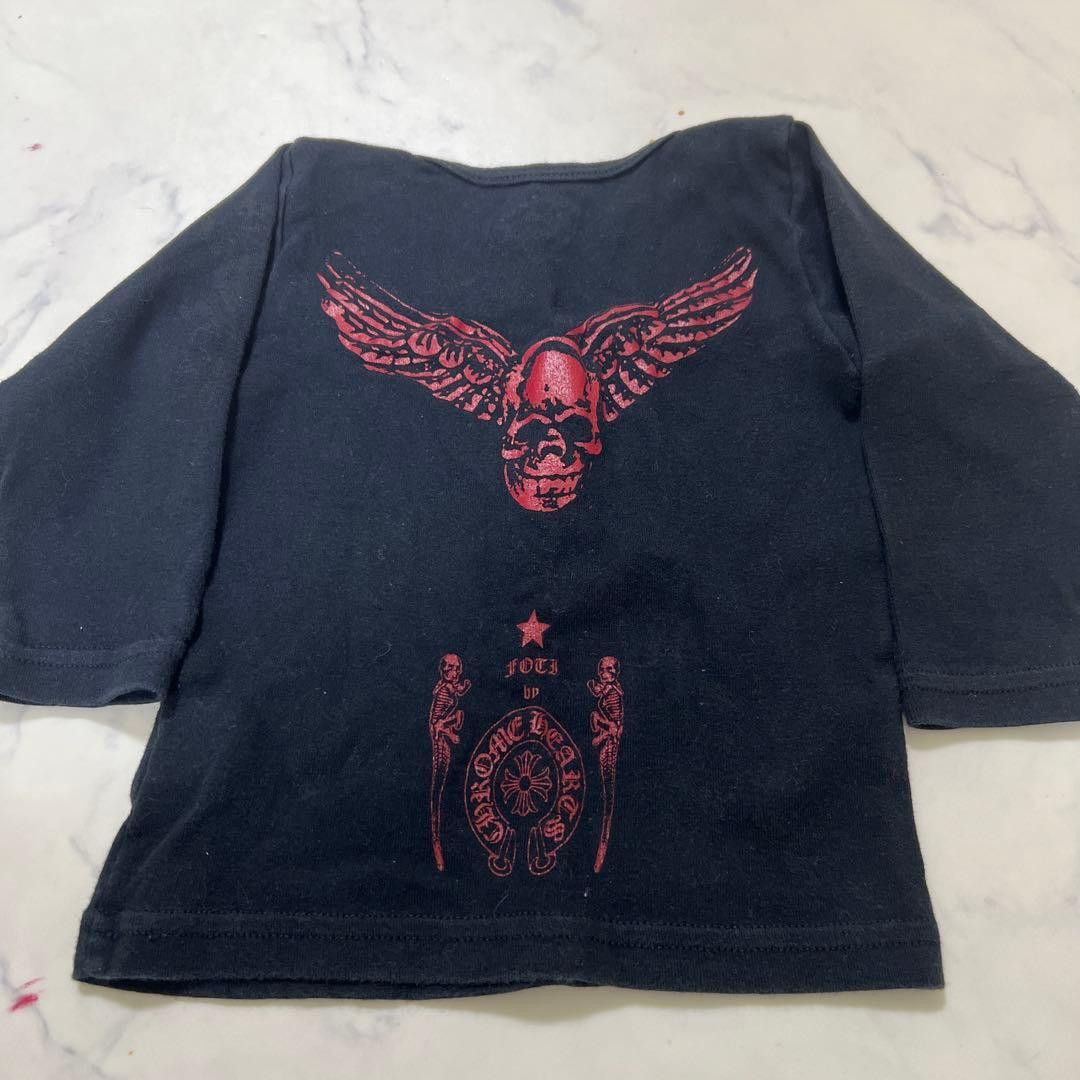 Chrome Hearts CHROME HEARTS Kids' Long Sleeve T-Shirt Black Size 18m Size US S / EU 44-46 / 1 - 2 Thumbnail