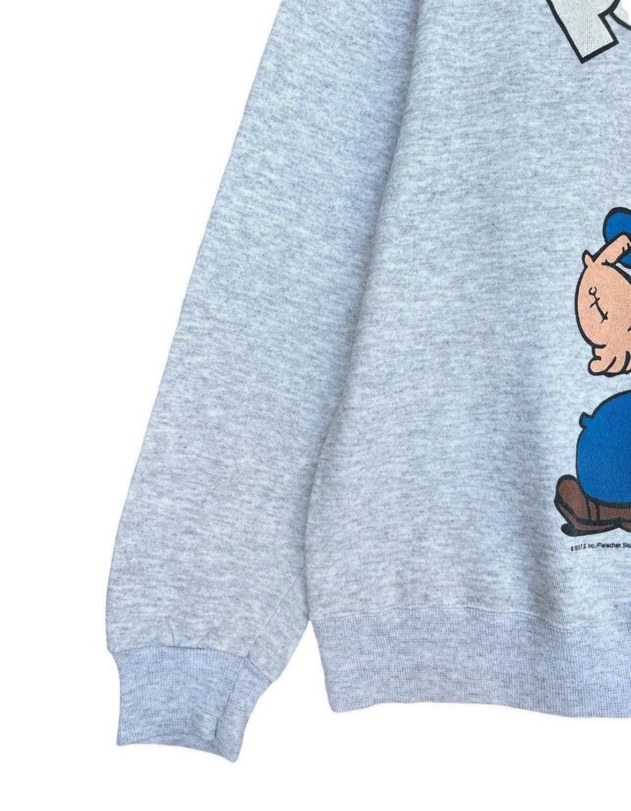 Cartoon Network × Vintage Vintage 90s Popeye Sweater Popeye Crewneck Popeye Sweatshirt Size US L / EU 52-54 / 3 - 11 Thumbnail