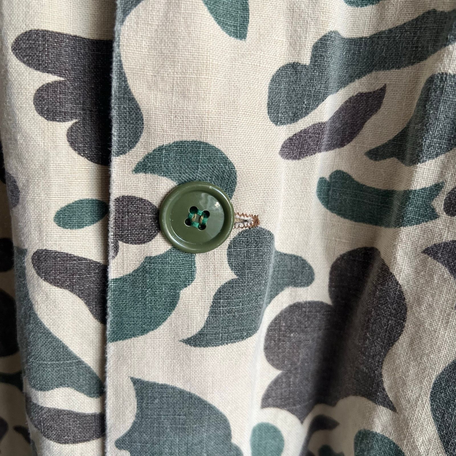Unknown London Rare Vintage 40's Frog Camo Button Up Jacket Size XXL 24x31 Size US XL / EU 56 / 4 - 6 Thumbnail