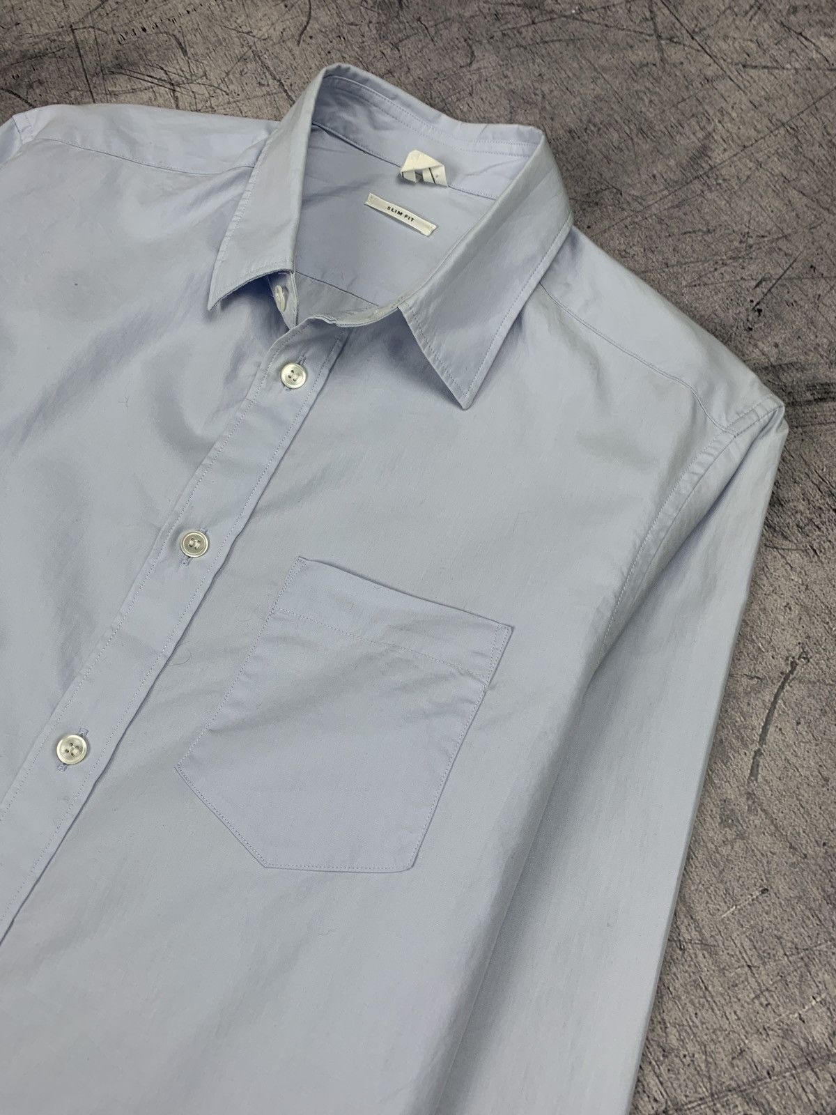 Arket Arket Buttons-Up Shirt Mens Size 46 Blue Designer Luxury Size US S / EU 44-46 / 1 - 4 Thumbnail