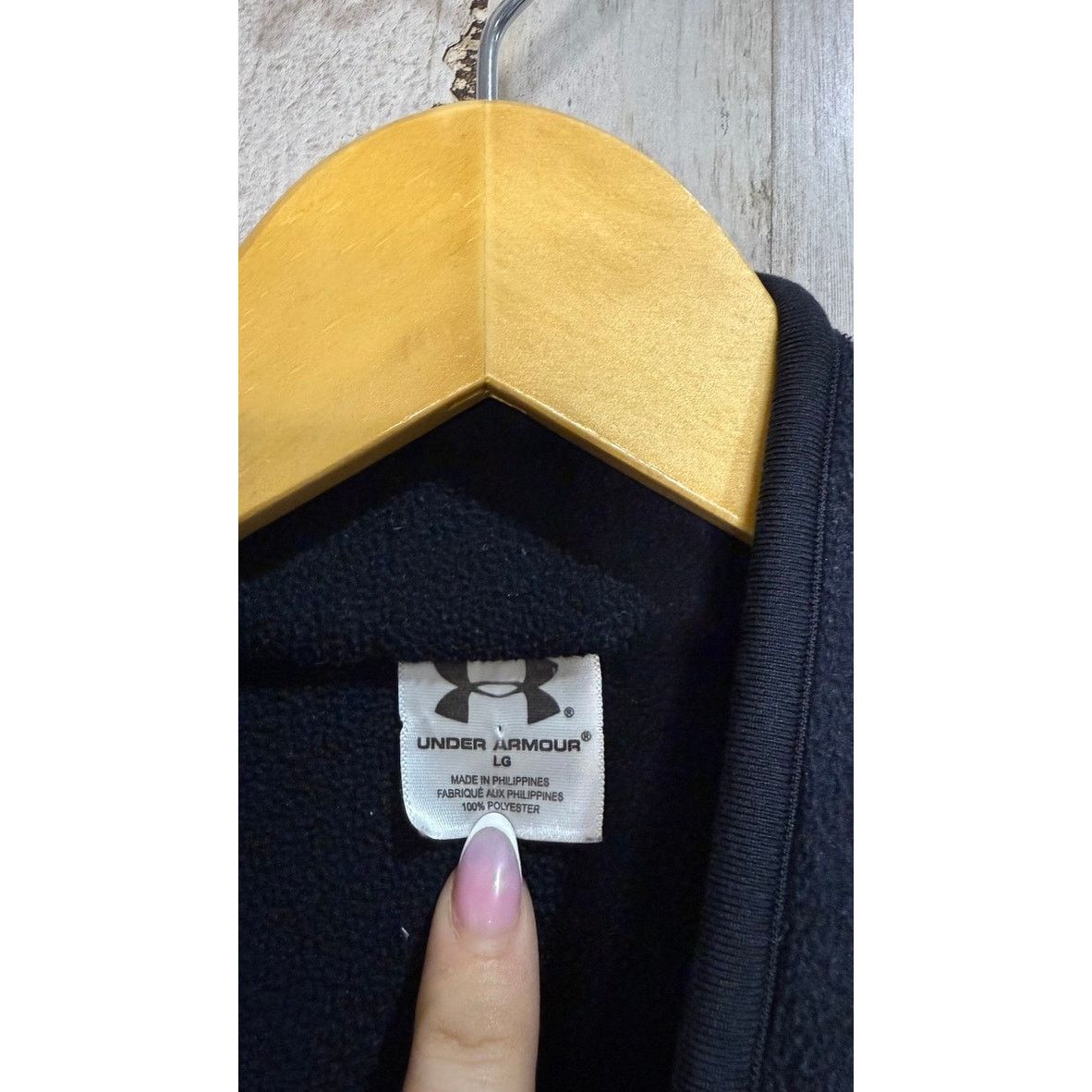 Under Armour Under Armour Women's Black Fleece Vest Size Large Sleeveless Size L / US 10 / IT 46 - 2 Thumbnail
