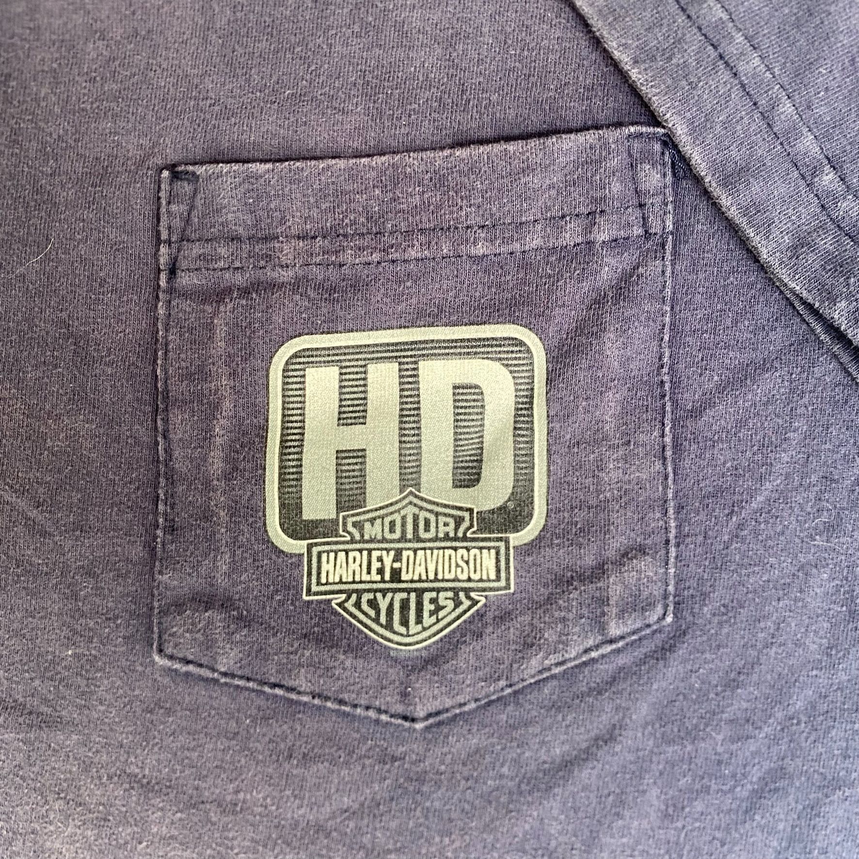 Harley Davidson Vintage Y2K Harley Davidson Shirt Biker Logo Motorcycle Tee Size US XXL / EU 58 / 5 - 6 Thumbnail