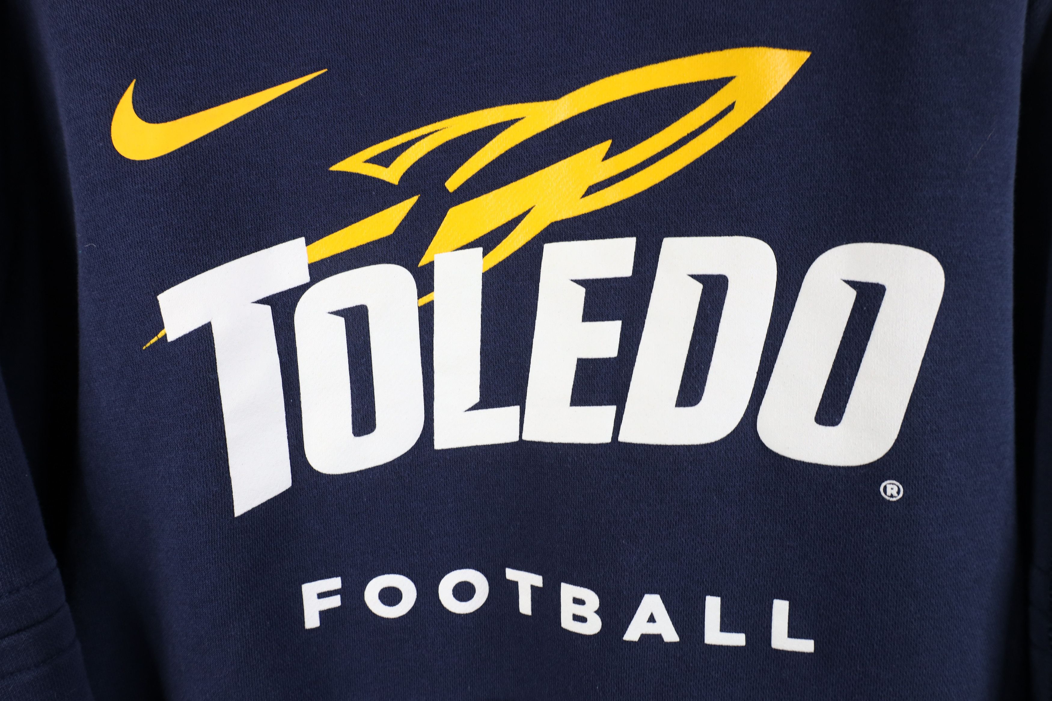 Nike Nike University of Toledo Football Hoodie Sweatshirt Blue Size US L / EU 52-54 / 3 - 4 Thumbnail