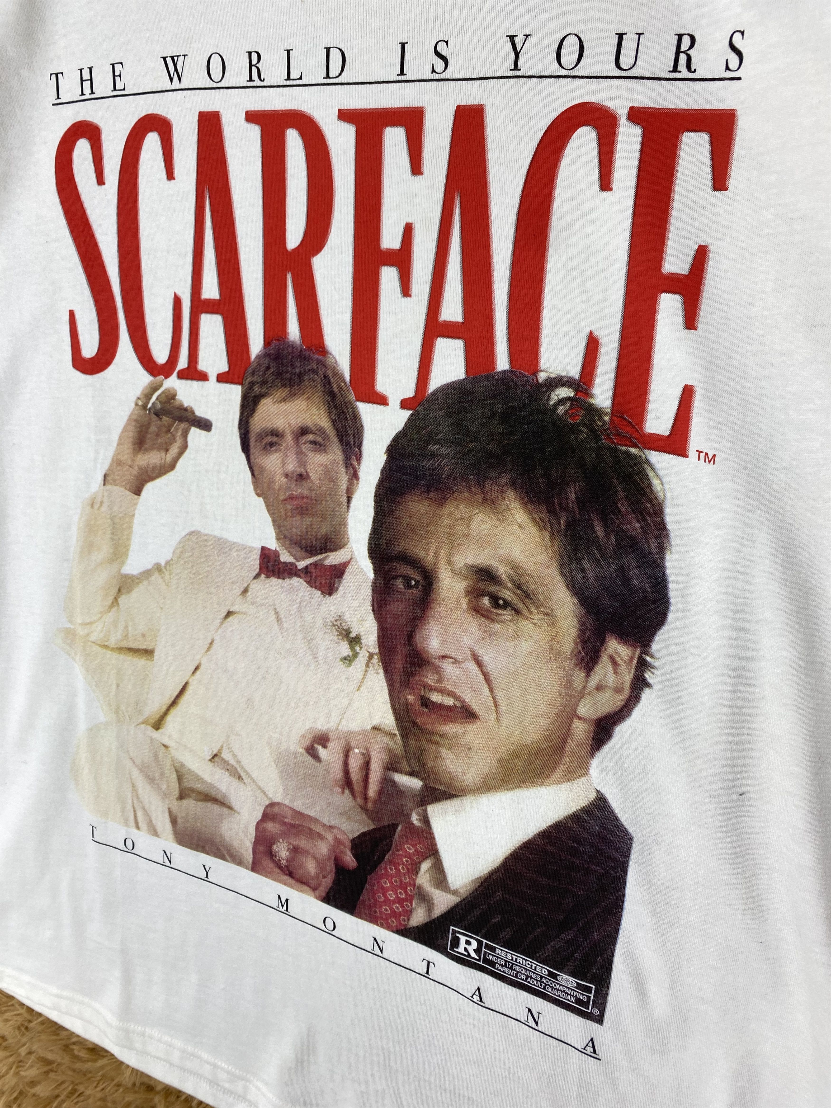 Vintage Vintage Scarface Movie Short Sleeve T-Shirts PT0044 Size US M / EU 48-50 / 2 - 3 Thumbnail