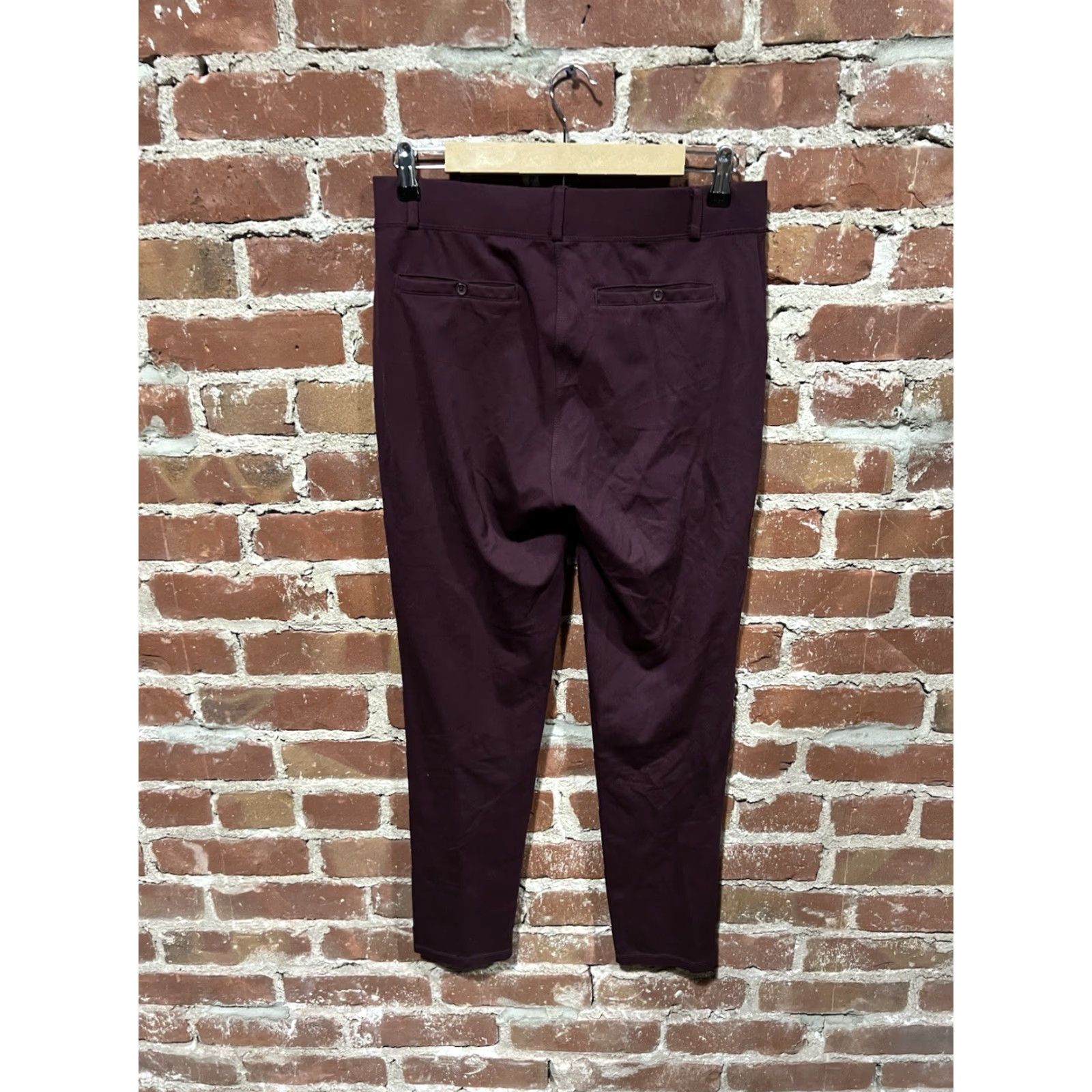 Vintage Willit Womens Red Pull On Cropped Pants Size Medium Size 32" / US 10 / IT 46 - 2 Thumbnail