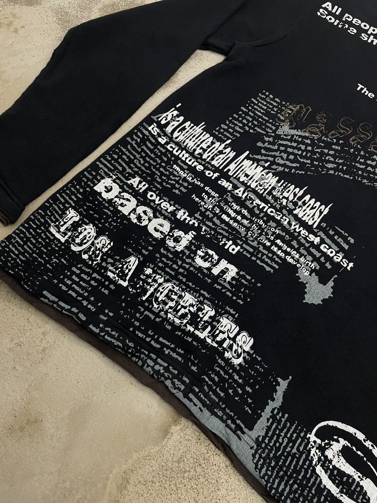 Japanese Brand Impala Studded Layer Y2K Emo Wording Bondage Gothic Style Size US M / EU 48-50 / 2 - 5 Thumbnail