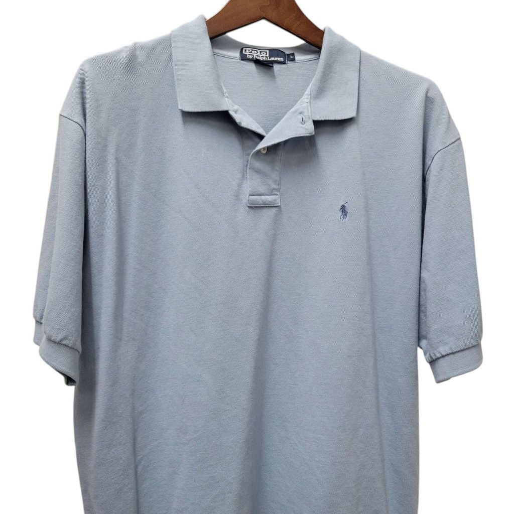 Ralph Lauren Polo Ralph Lauren Men 100% Cotton Blue Polo Shirt Size Size US L / EU 52-54 / 3 - 3 Thumbnail