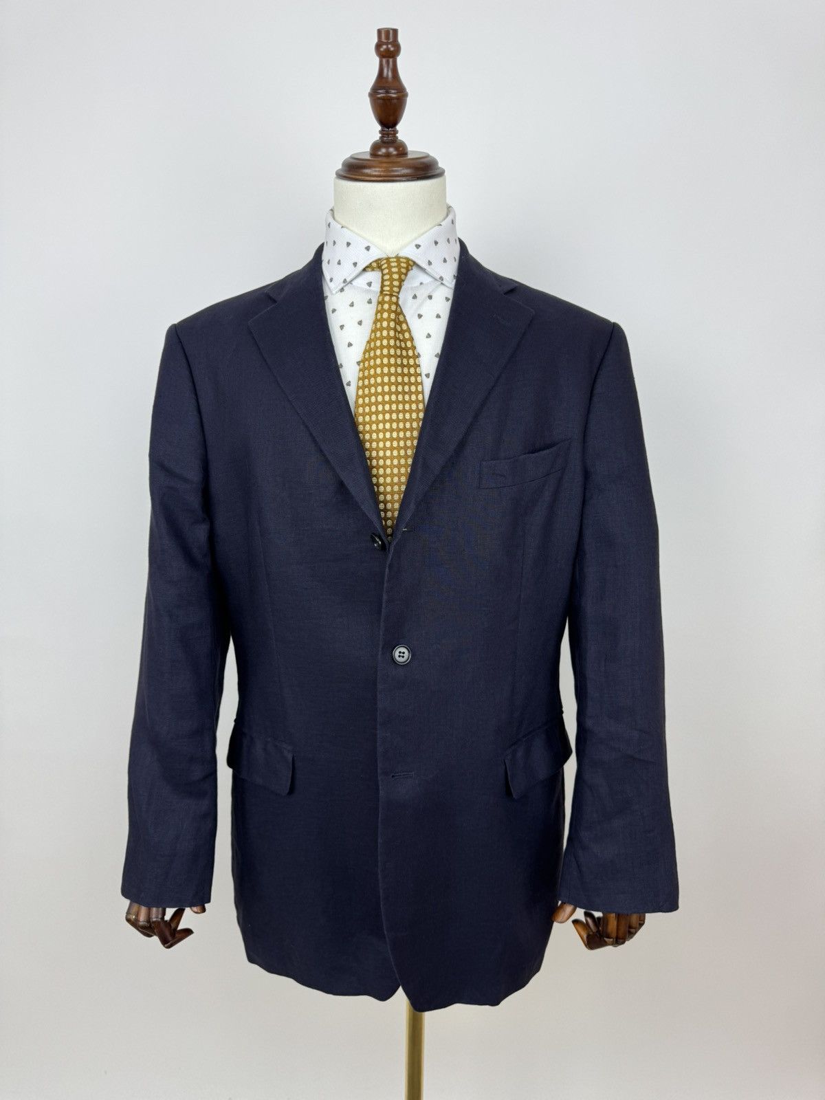 Balmain Balmain Paris Linen Blazer Vintage Sport Jacket Three Button Size 42R - 3 Thumbnail