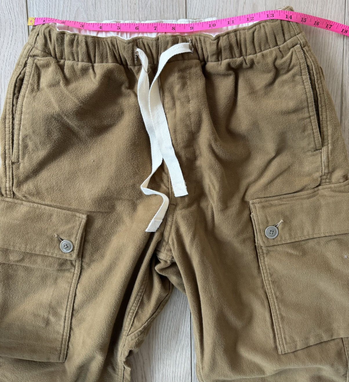 Nanamica Nanamica - Flannel Easy Cargo Pants Camel Size US 30 / EU 46 - 9 Thumbnail