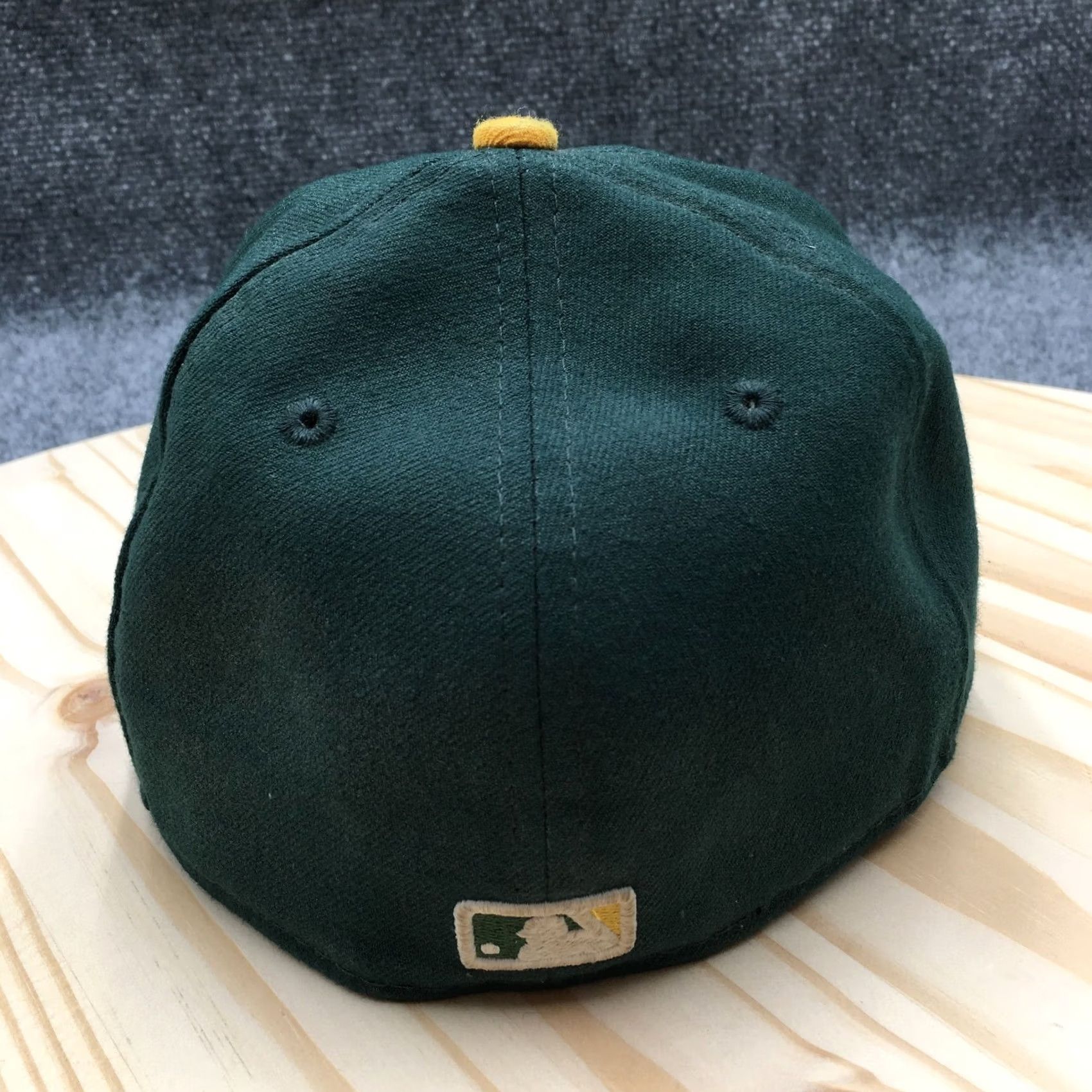 New Era New Era Oakland Athletics Baseball Cap Hat Mens Green 7 Fitted Embroidered Logo Size ONE SIZE - 7 Thumbnail