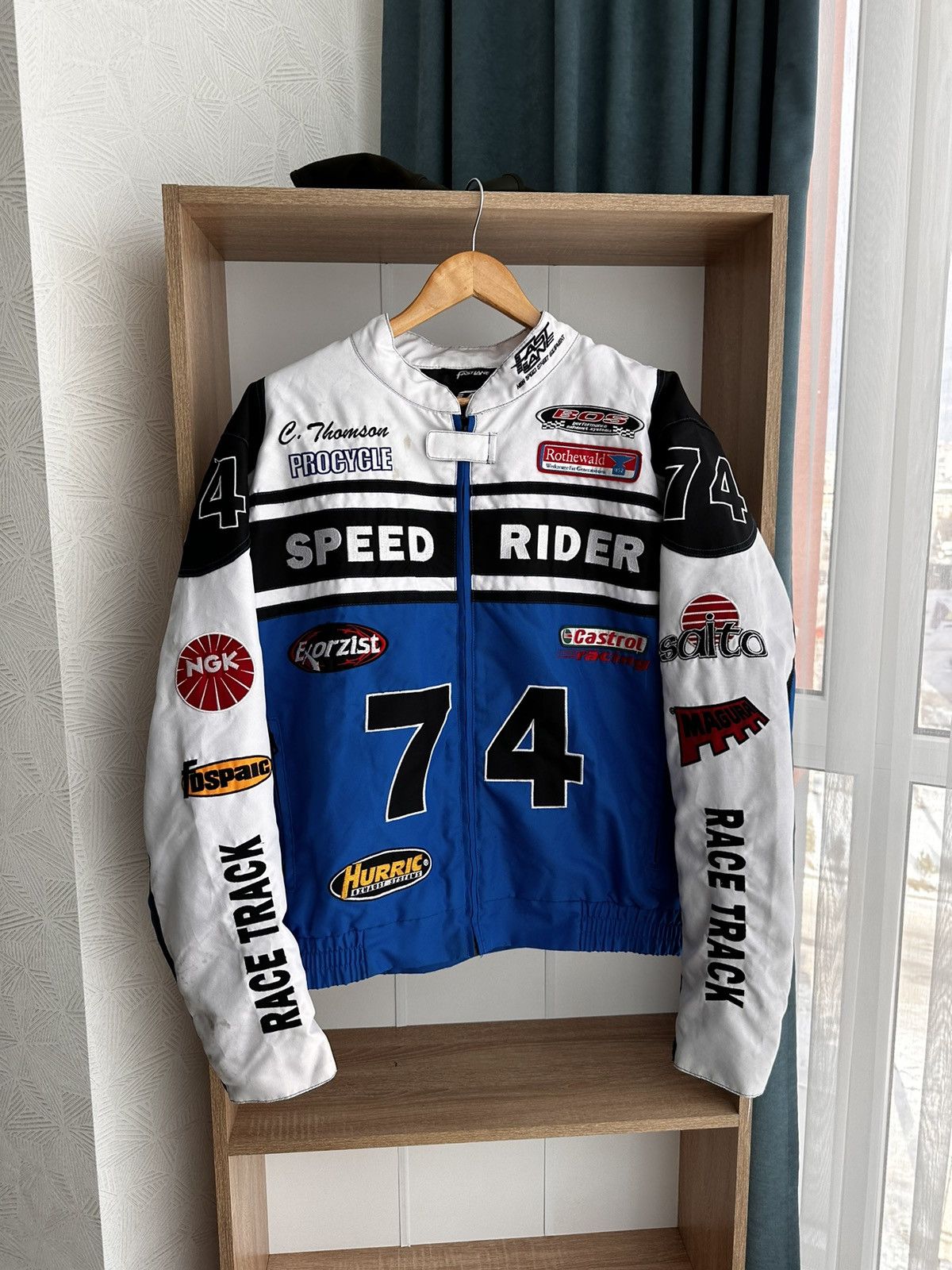 Vintage Vintage Speed Rider Rally Castrol Moto Racing Jacket | Grailed