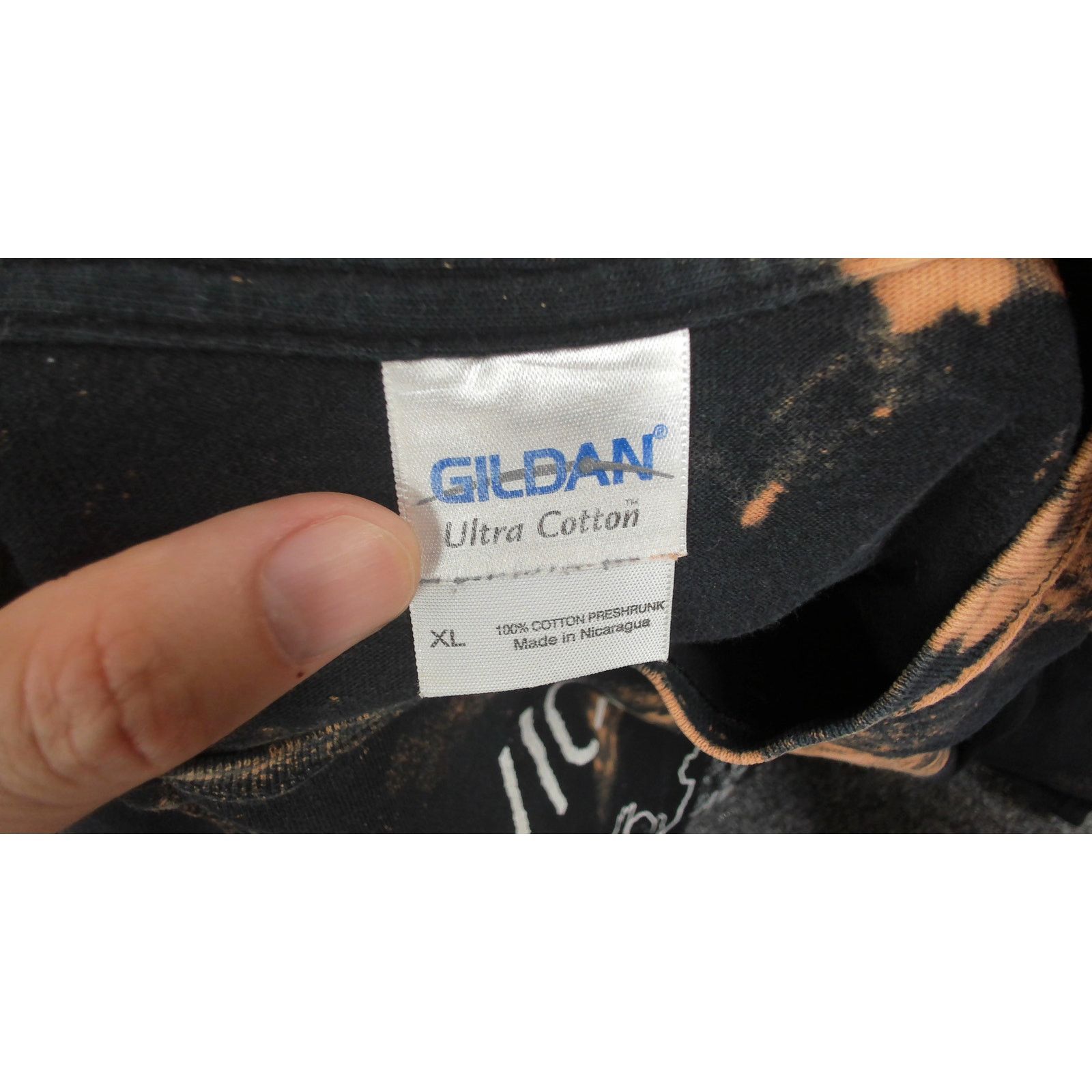 Gildan Oblivion Summer In Hell 2012 Bleach Dye Demon Shirt XL Size US XL / EU 56 / 4 - 5 Thumbnail