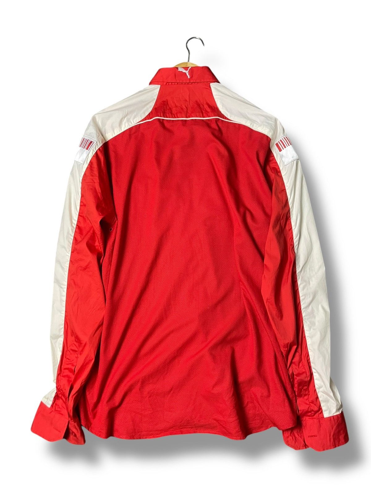 Ferrari × Puma × Vintage FERRARI F1 x PUMA BARCODE LONG SLEEVE SHIRT (85) Size US L / EU 52-54 / 3 - 9 Thumbnail
