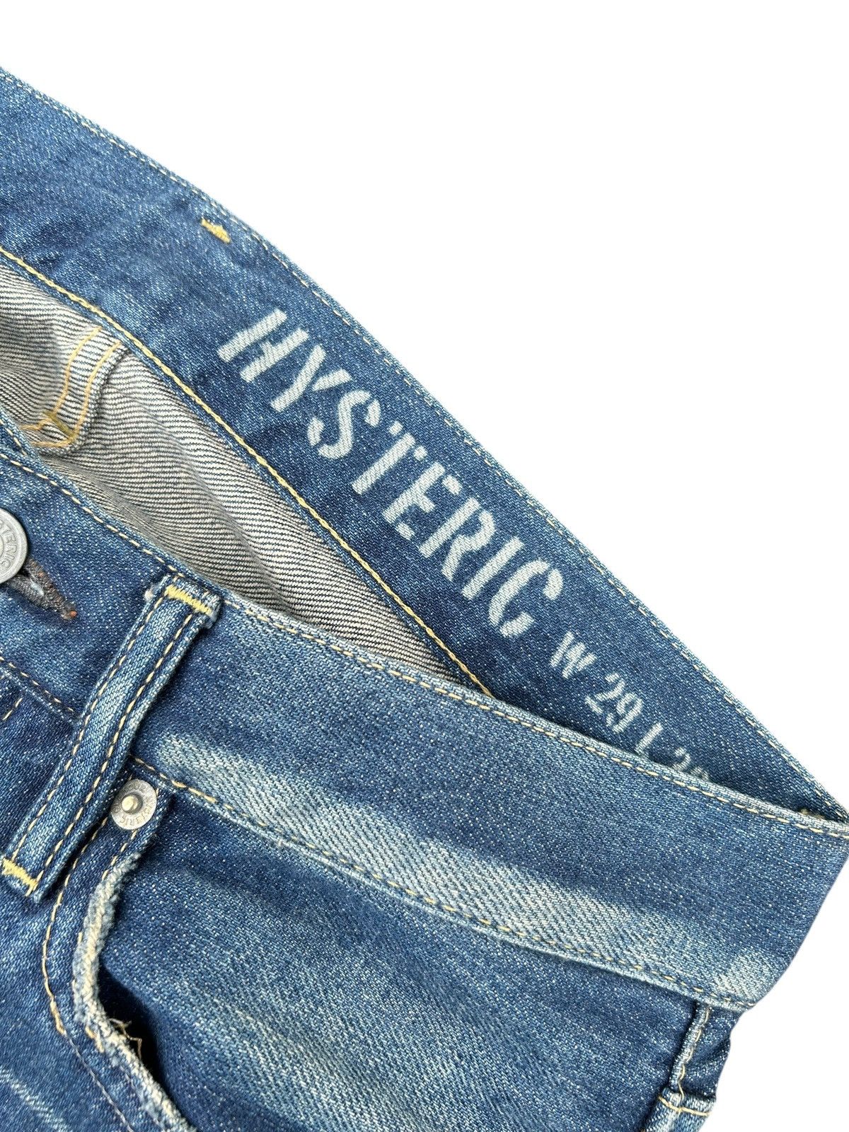 Kapital Vintage Hysteric Glamour Selvedge Distressed Denim Jeans Size US 31 - 3 Thumbnail