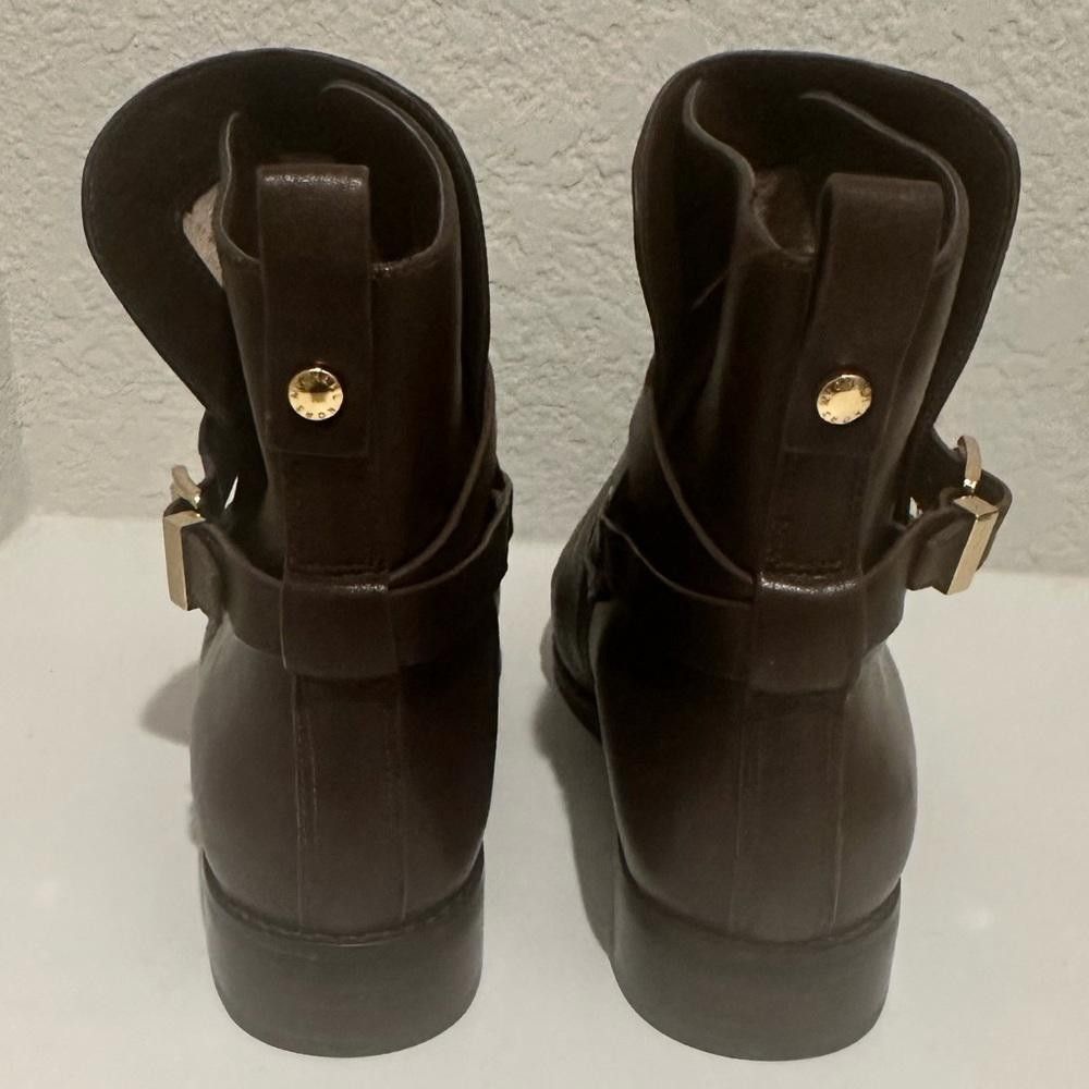 Michael Kors MICHAEL Michael Kors Arley Moto Buckled Ankle Boots Brown 8 Size US 8 / IT 38 - 6 Thumbnail