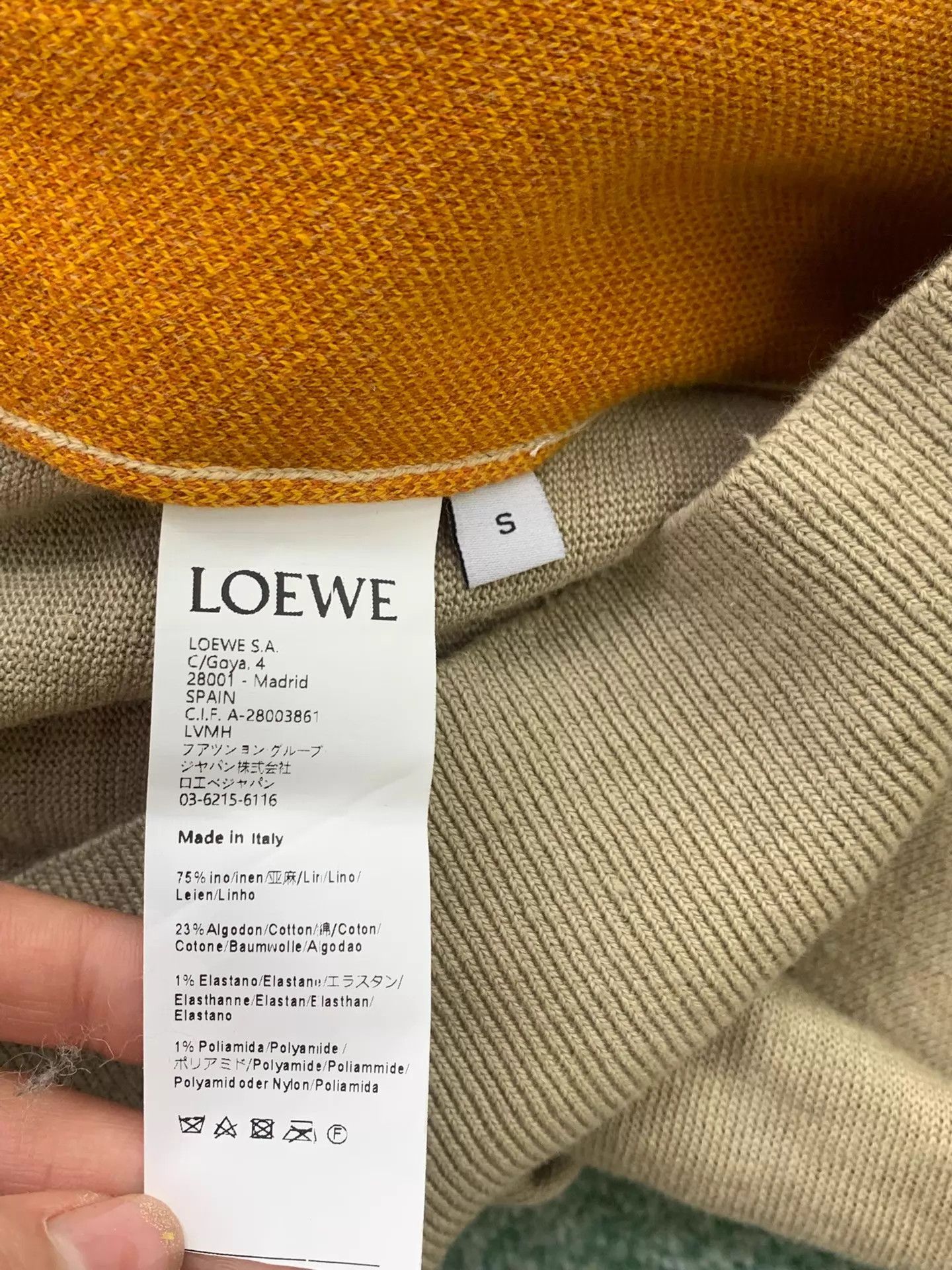 Loewe Loewe color-blocked logo knit top S new Size S / US 4 / IT 40 - 5 Thumbnail