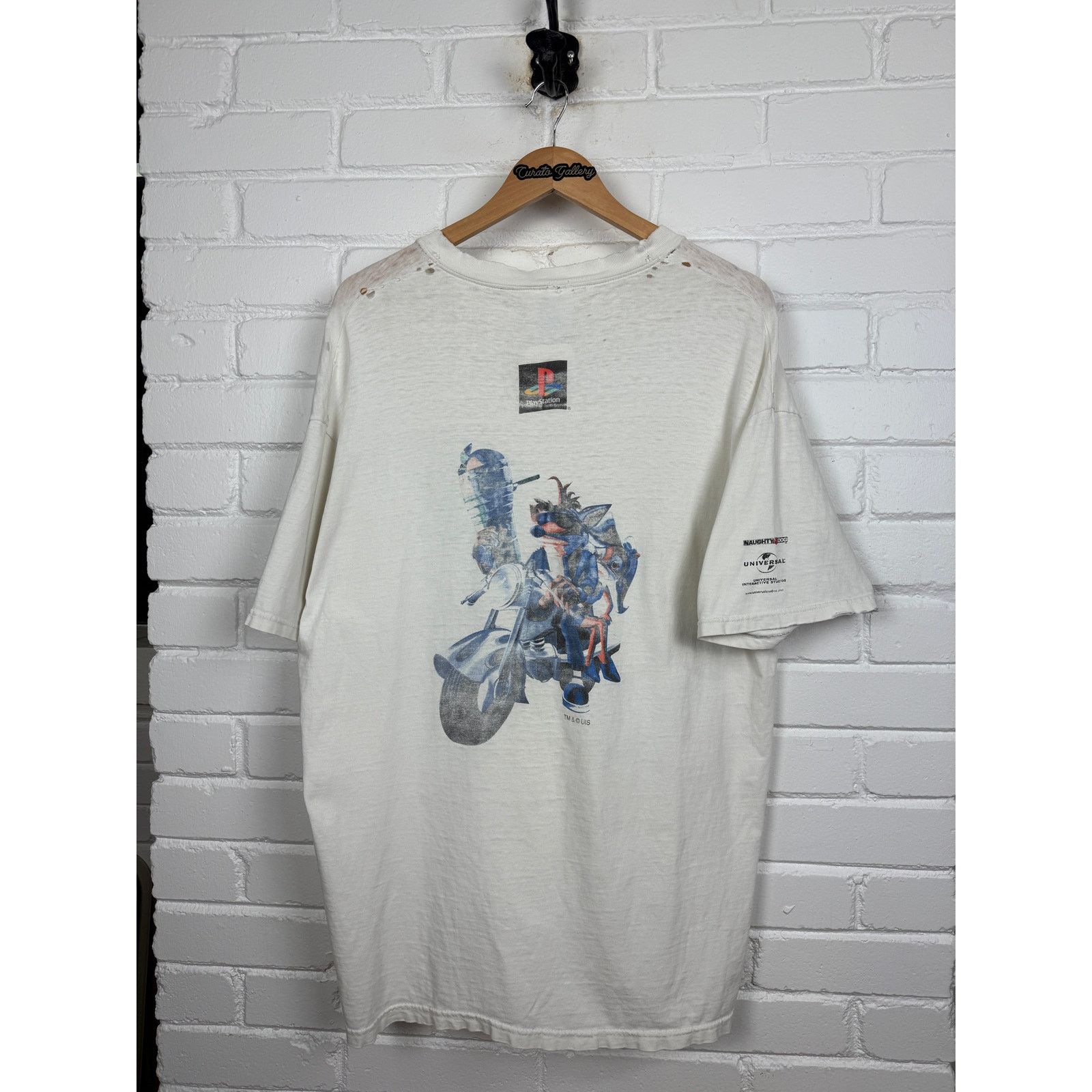 Vintage Vintage 90s Crash Bandicoot Warped Graphic T Shirt Size XL Size US XL / EU 56 / 4 - 1 Thumbnail