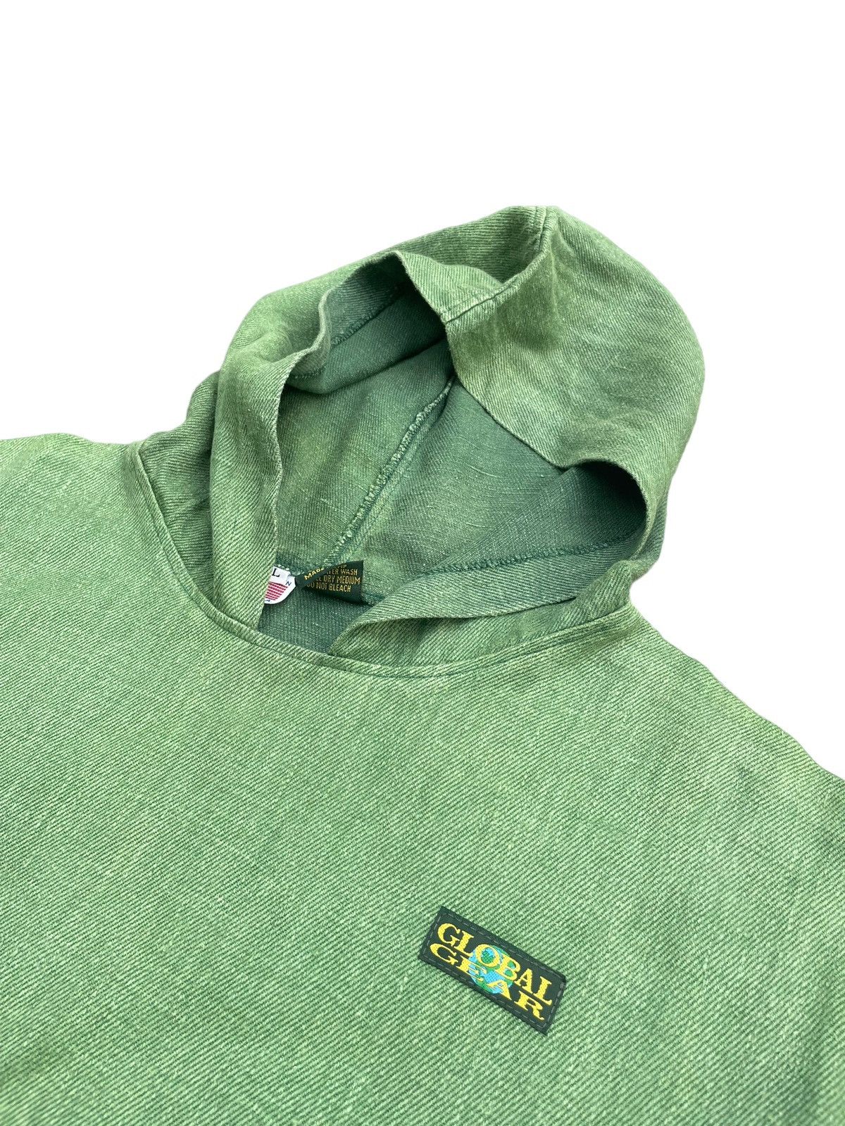 Vintage Vintage Global Gear Hemp Hoodie Size US XL / EU 56 / 4 - 4 Thumbnail