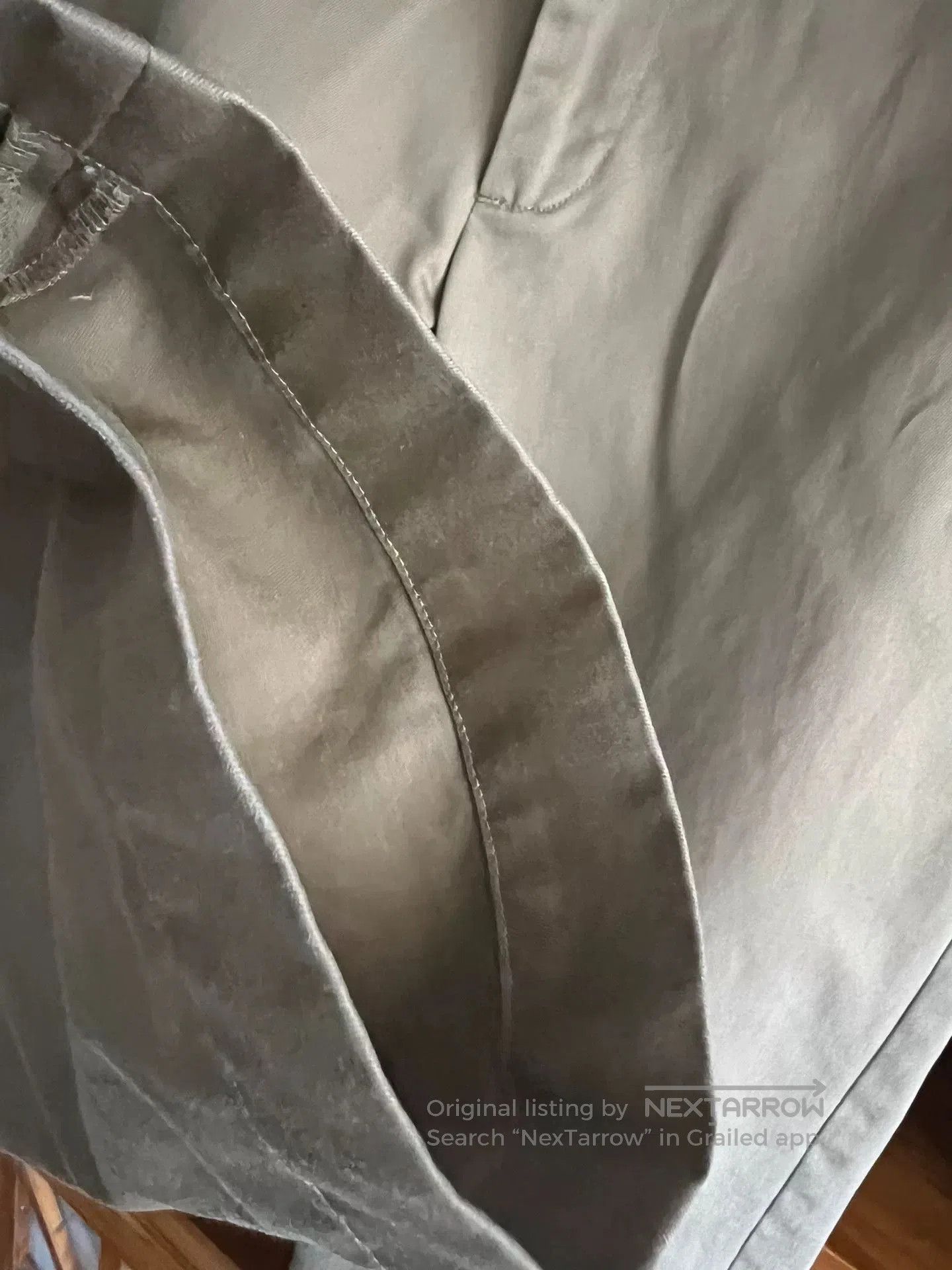 N.Hoolywood khaki pants with custom zipper details. Size US 32 / EU 48 - 4 Thumbnail